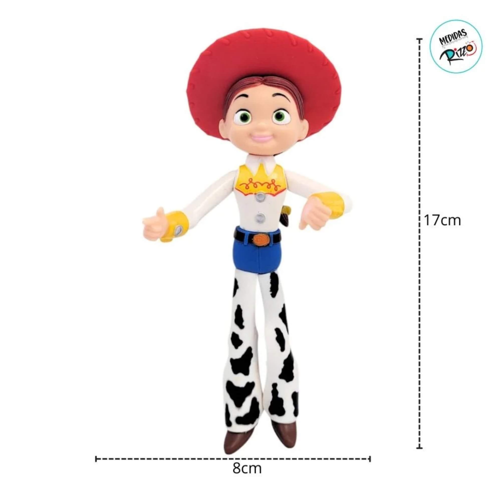 Brinquedo Boneca Jessie Toy Story Colecionável de Vinil Figura de Ação Lider Brinquedos - 2590