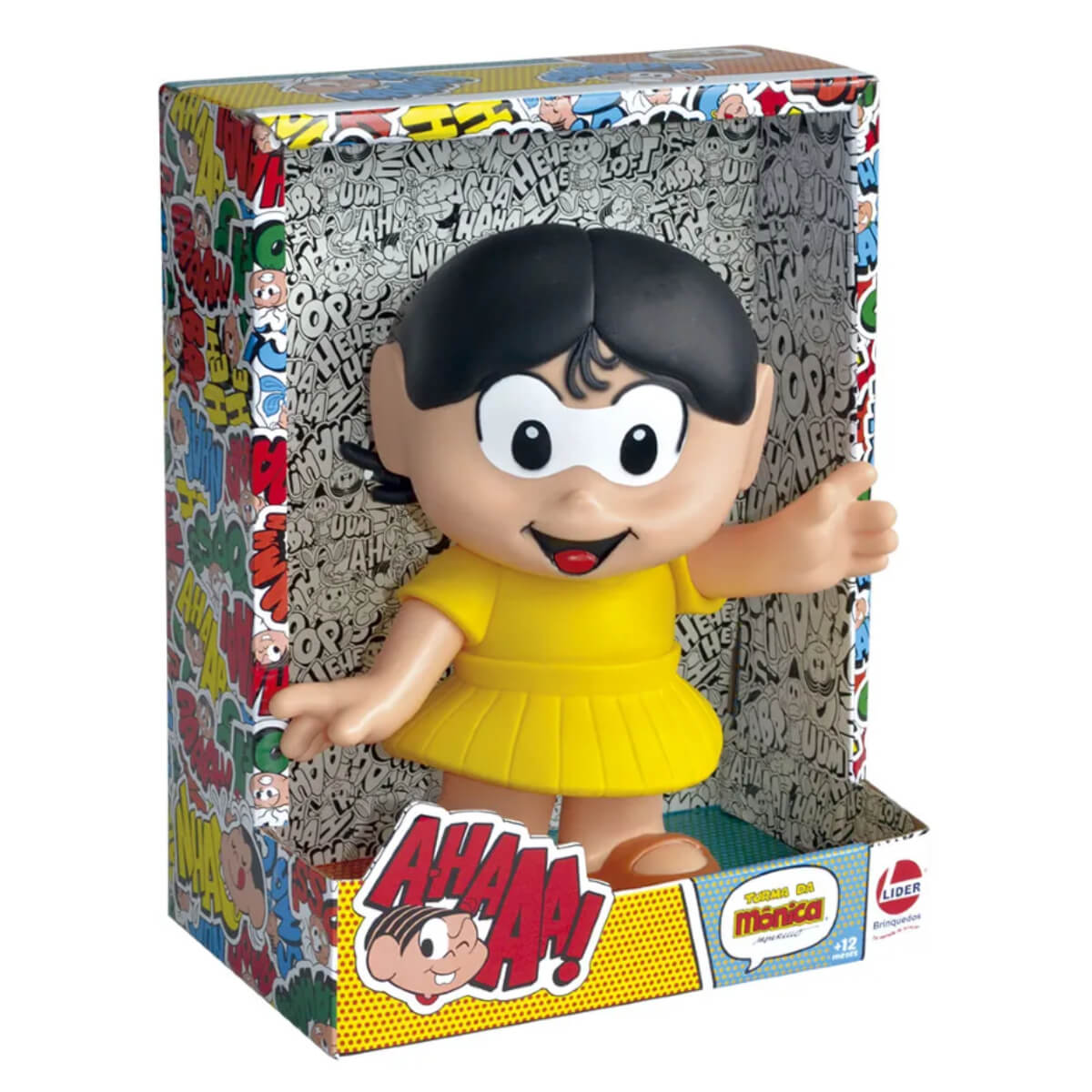 Brinquedo Boneca de Vinil Magali Turma da Mônica Tamanho 27cm +4 meses Lider - 3024