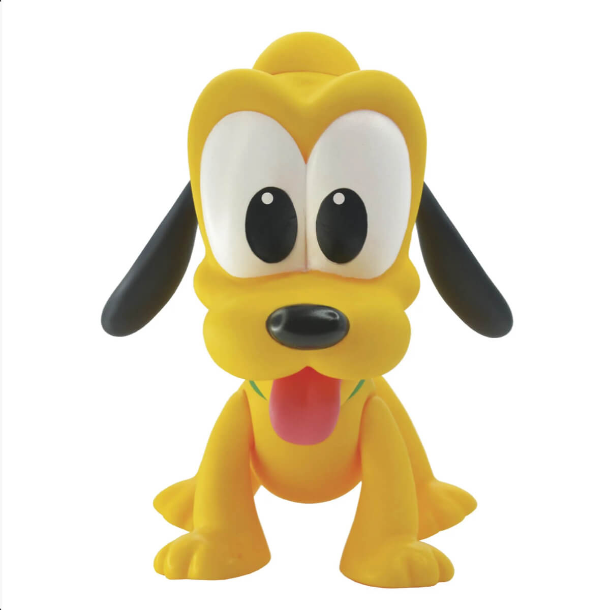Brinquedo Boneco Vinil Atóxico Pluto Baby Articulável 16cm Amarelo +4 meses Líder - 2893