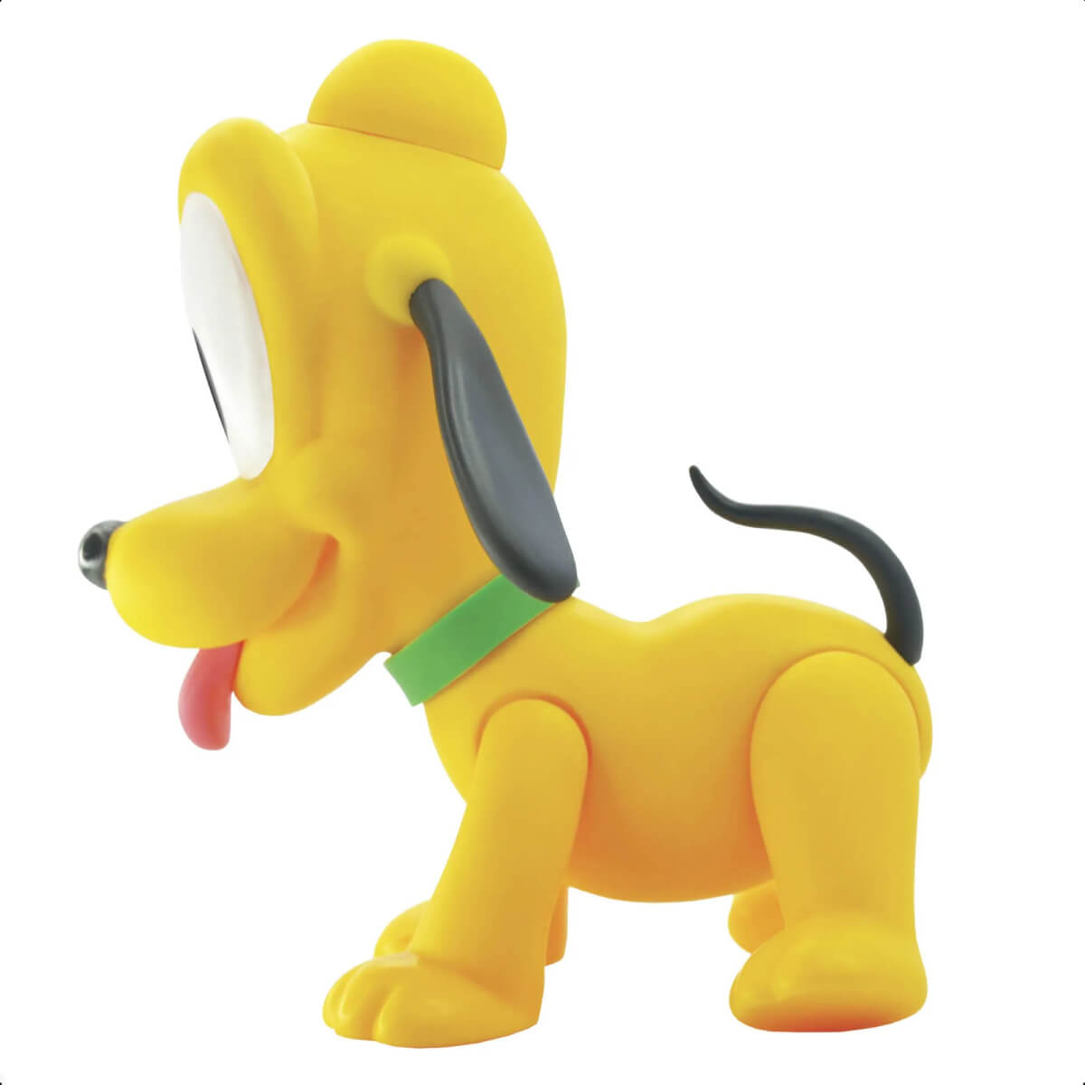 Brinquedo Boneco Vinil Atóxico Pluto Baby Articulável 16cm Amarelo +4 meses Líder - 2893