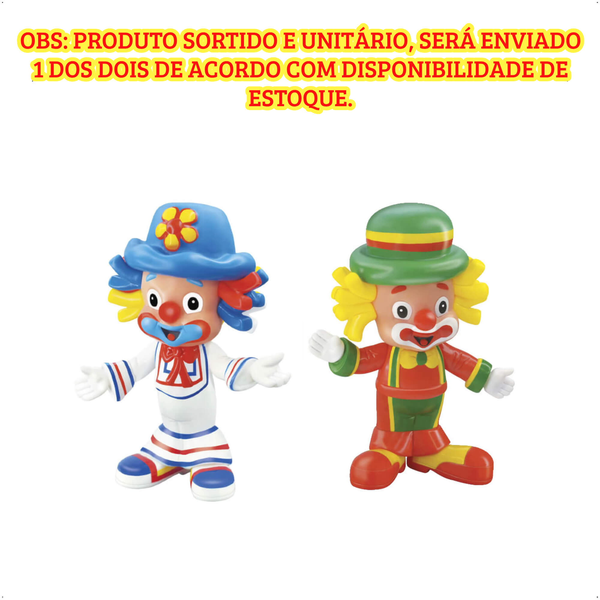 Boneco Patati ou Patatá 1 unidade sortido Vinil Atóxico +3 anos Lider Brinquedos - 2403