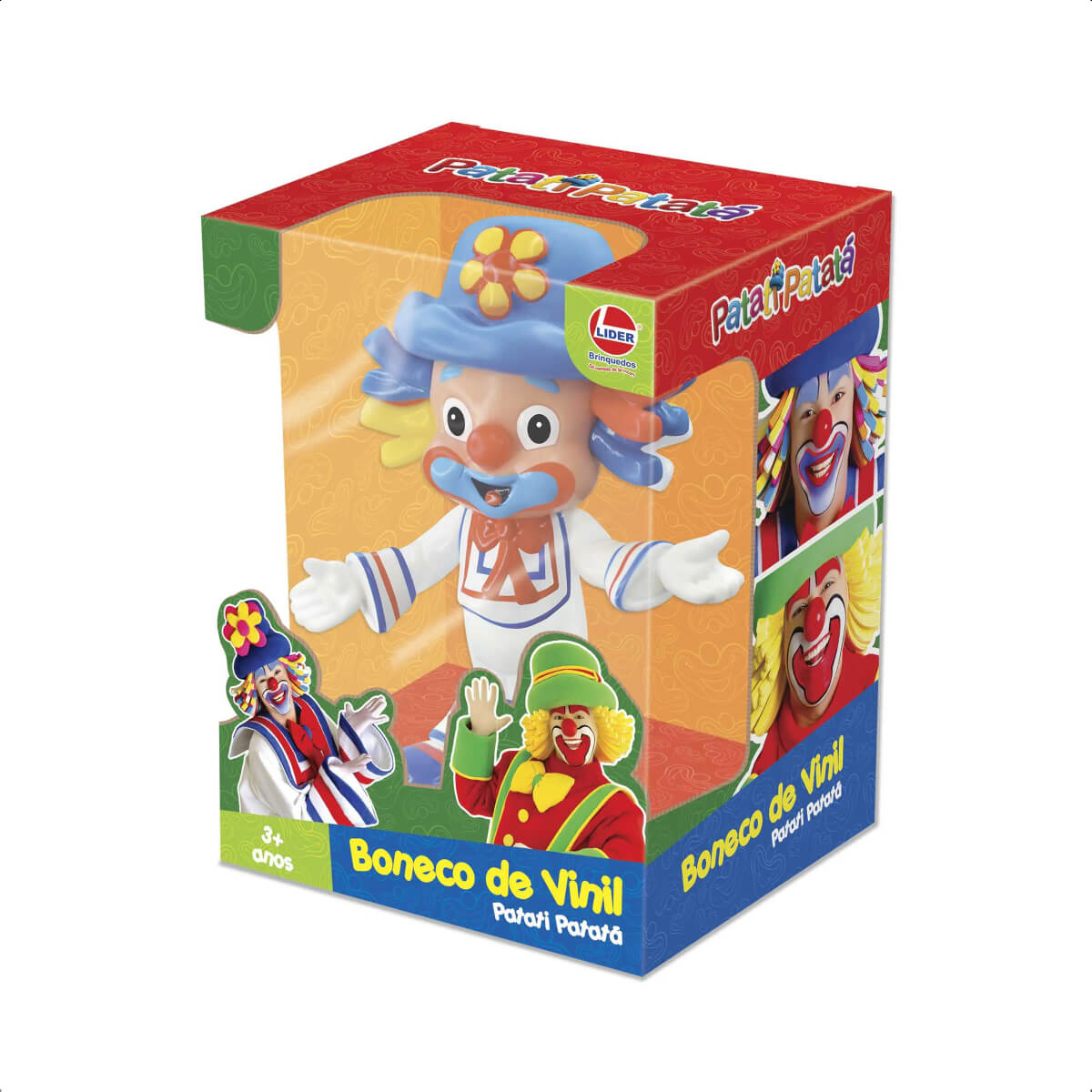 Boneco Patati ou Patatá 1 unidade sortido Vinil Atóxico +3 anos Lider Brinquedos - 2403
