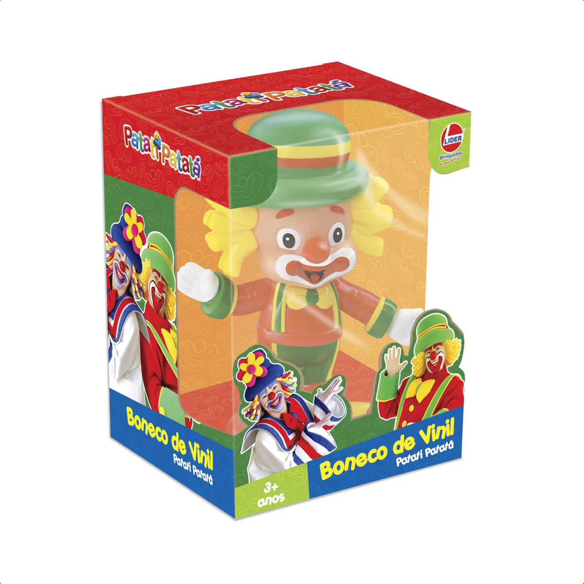 Boneco Patati ou Patatá 1 unidade sortido Vinil Atóxico +3 anos Lider Brinquedos - 2403
