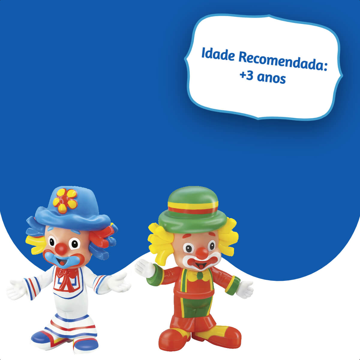 Boneco Patati ou Patatá 1 unidade sortido Vinil Atóxico +3 anos Lider Brinquedos - 2403