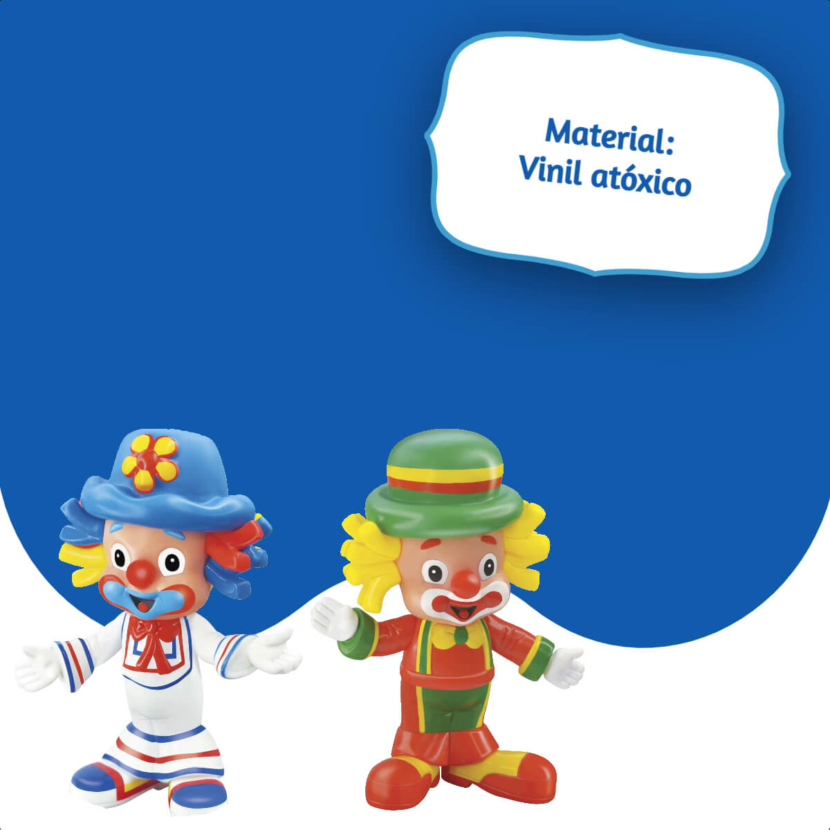 Boneco Patati ou Patatá 1 unidade sortido Vinil Atóxico +3 anos Lider Brinquedos - 2403
