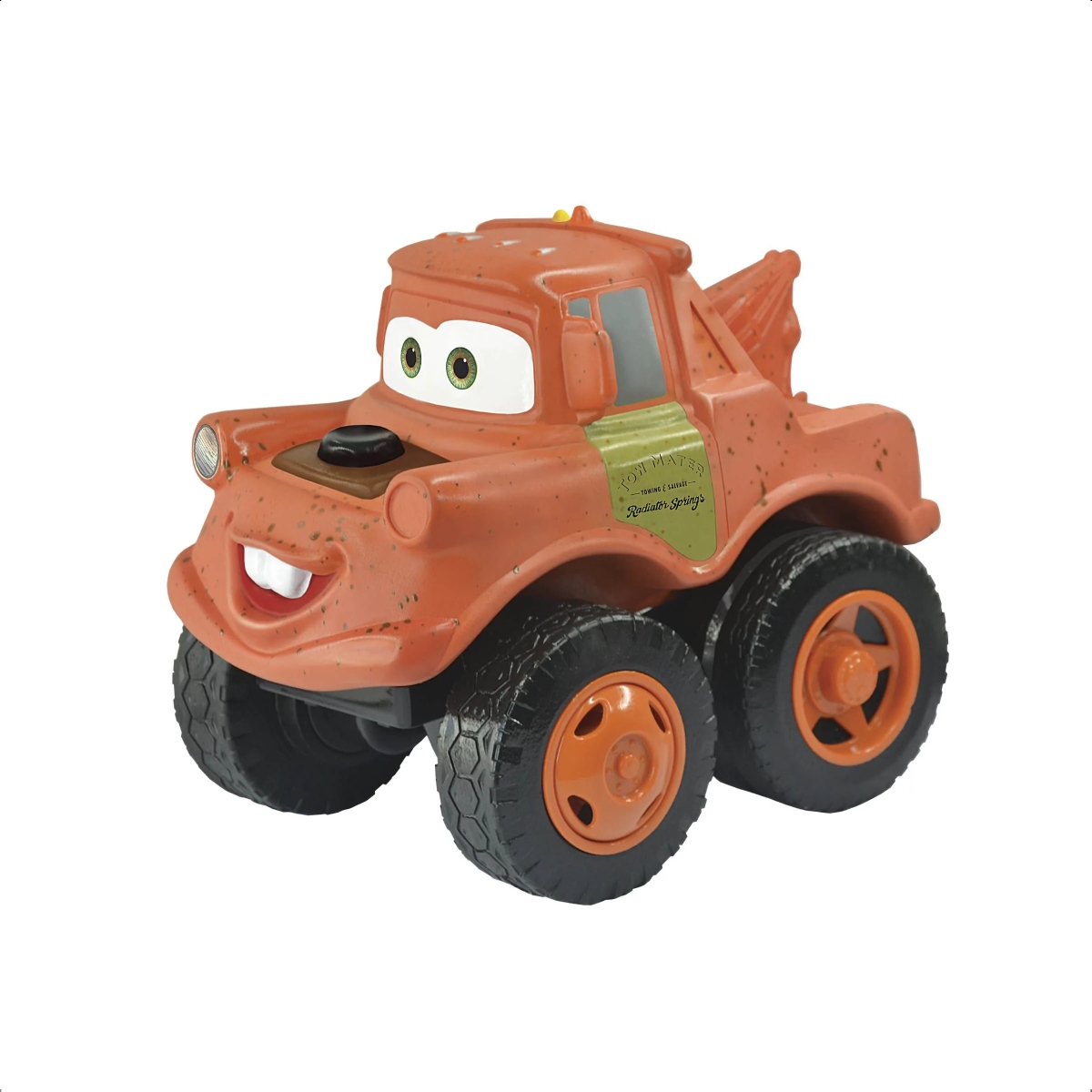Carrinho Fofomóvel Carros Tow Matter Lider Brinquedos Marrom +4 meses Vinil Macio Atóxico - 2852