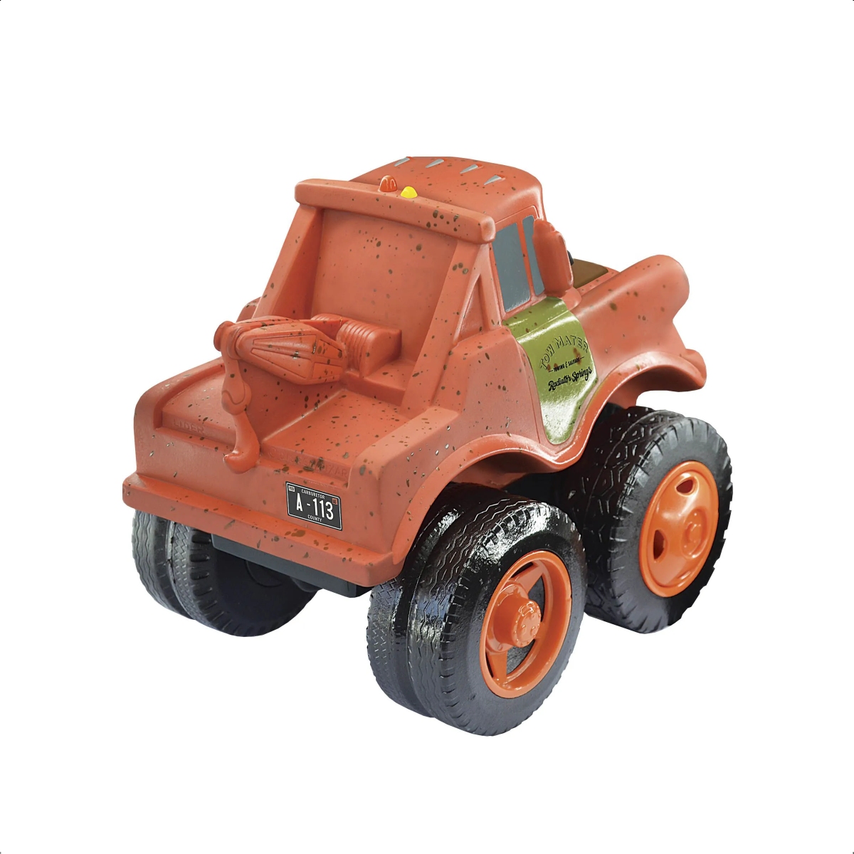 Carrinho Fofomóvel Carros Tow Matter Lider Brinquedos Marrom +4 meses Vinil Macio Atóxico - 2852