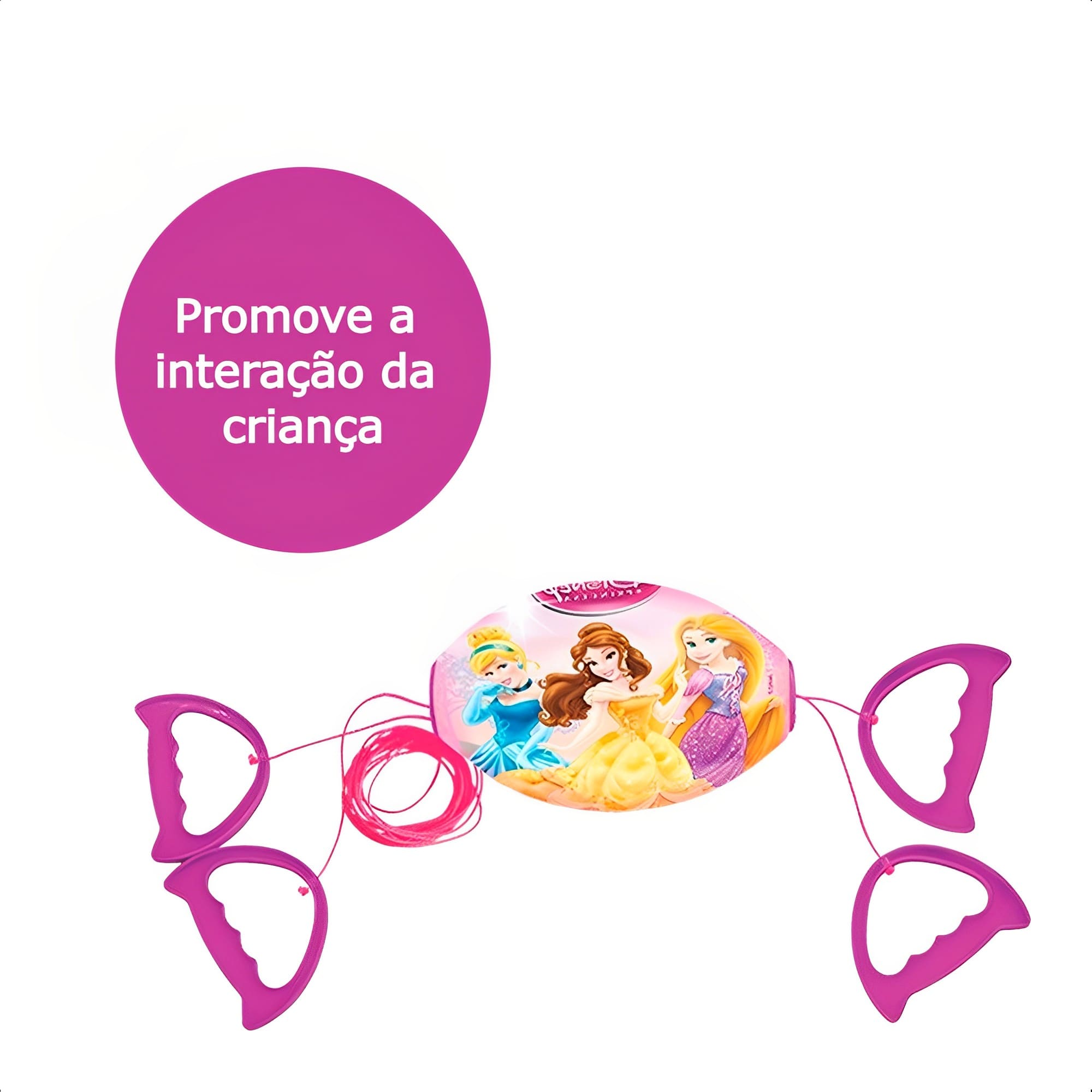 Brinquedo Vai E Vem Princesas Infantil +5 Anos Líder Brinquedos - 2473