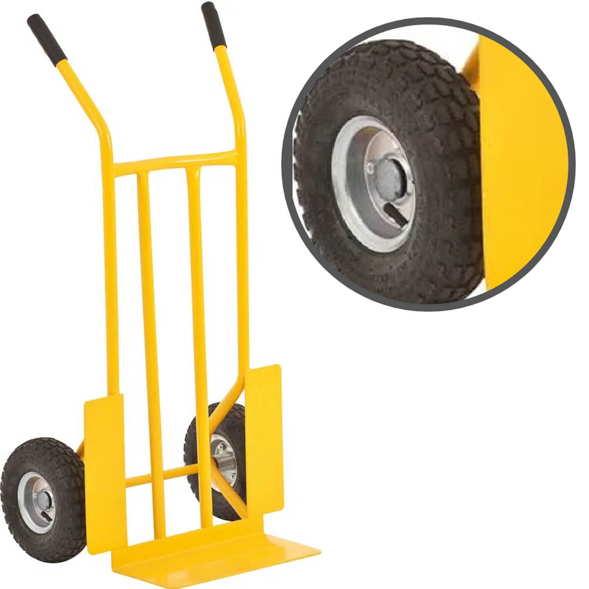Carrinho para Transporte de Carga até 200kg Amarelo CCV2001 Vonder - 6160000300
