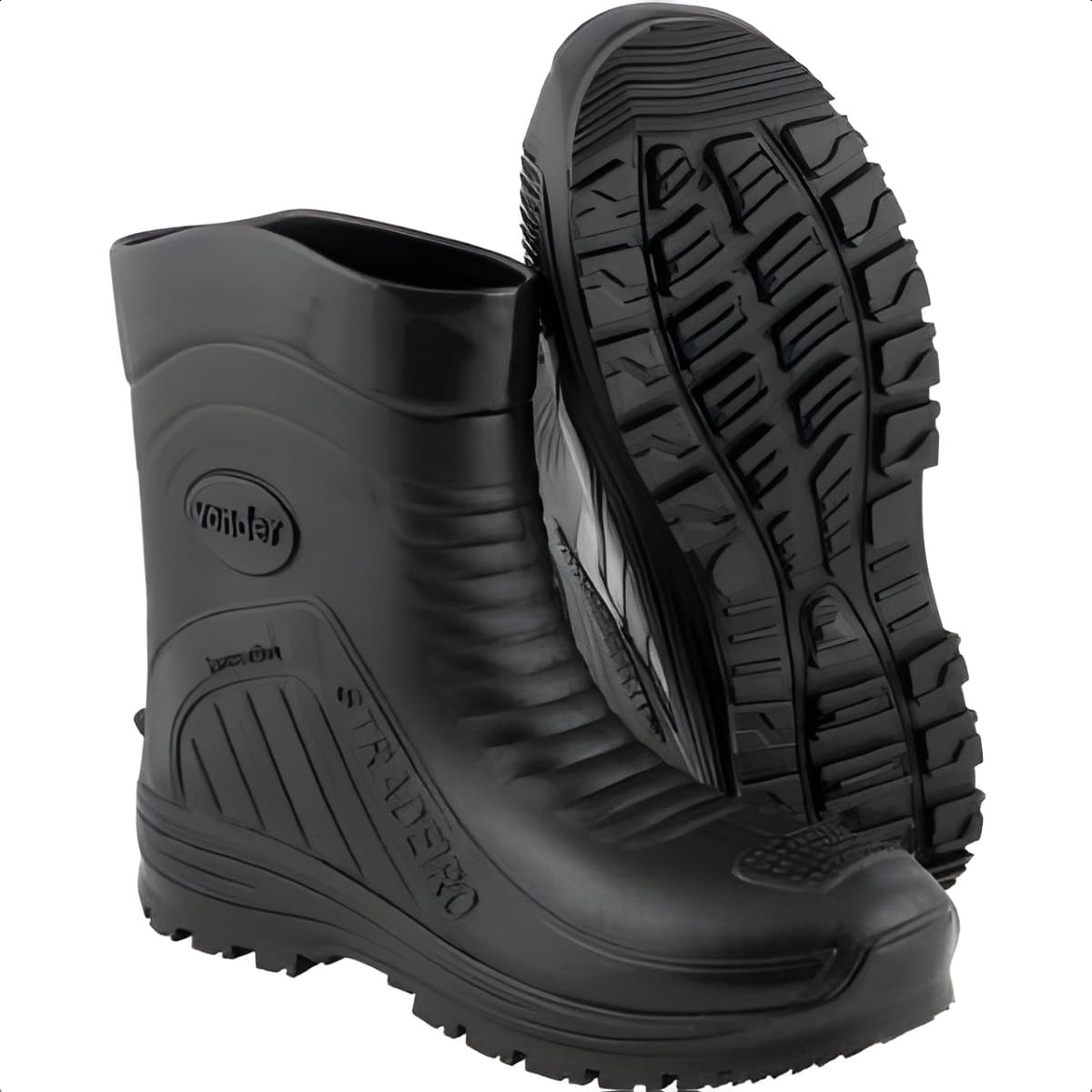 Bota de PVC Galocha Numeração 38 Cano Médio Sem Forro Resistente Stradeiro  Vonder - 7007200038