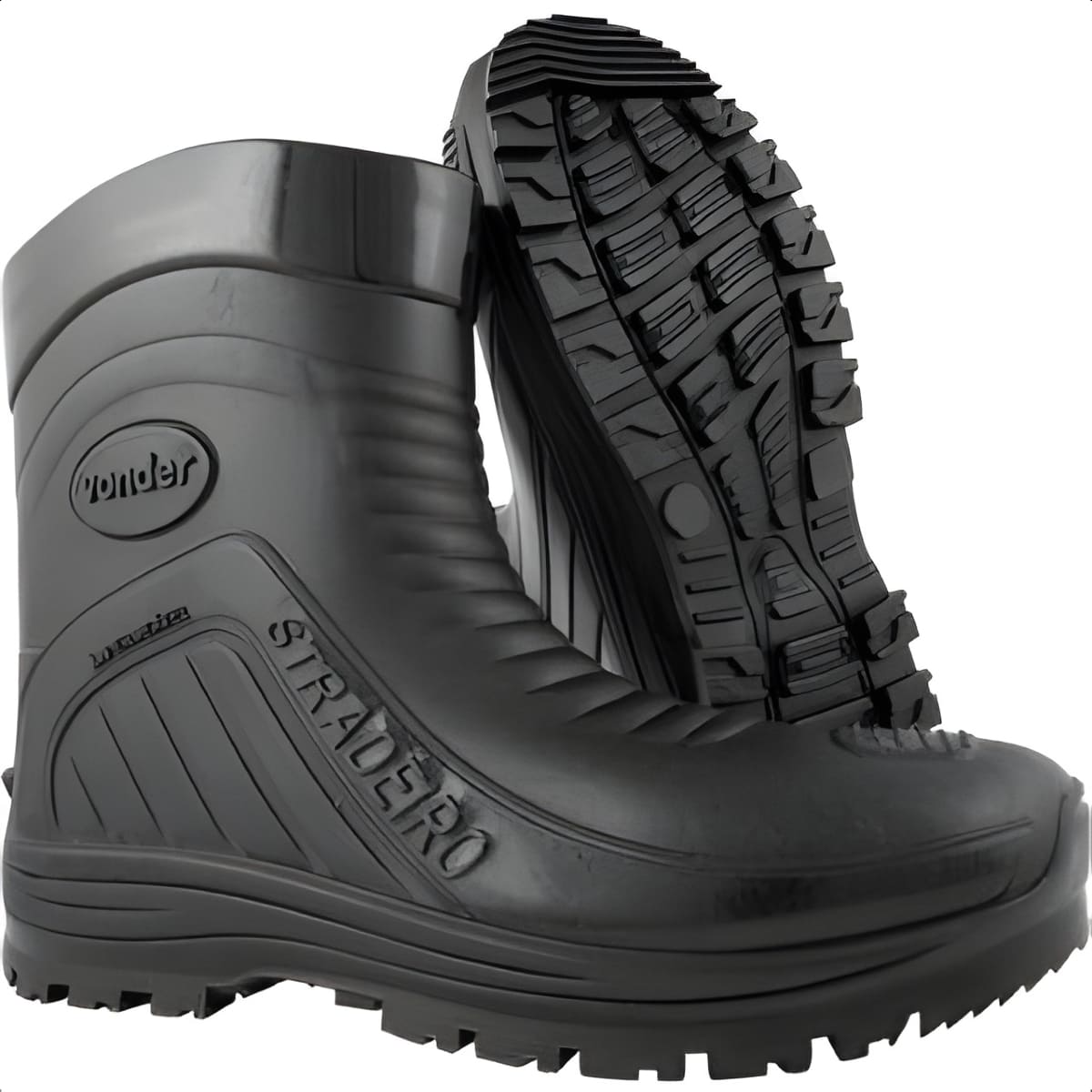 Bota de PVC Galocha Numeração 40 Cano Médio Sem Forro Resistente Stradeiro  Vonder - 7007200040