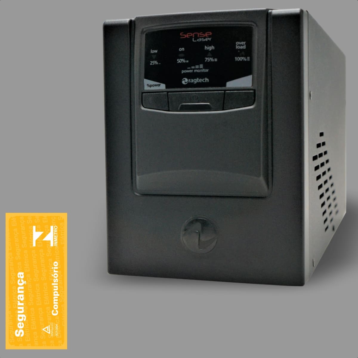 Estabilizador Sense Laser Ragtech 1500VA Microprocessado Trivolt 115V 127V 220V Saída 115V 3550