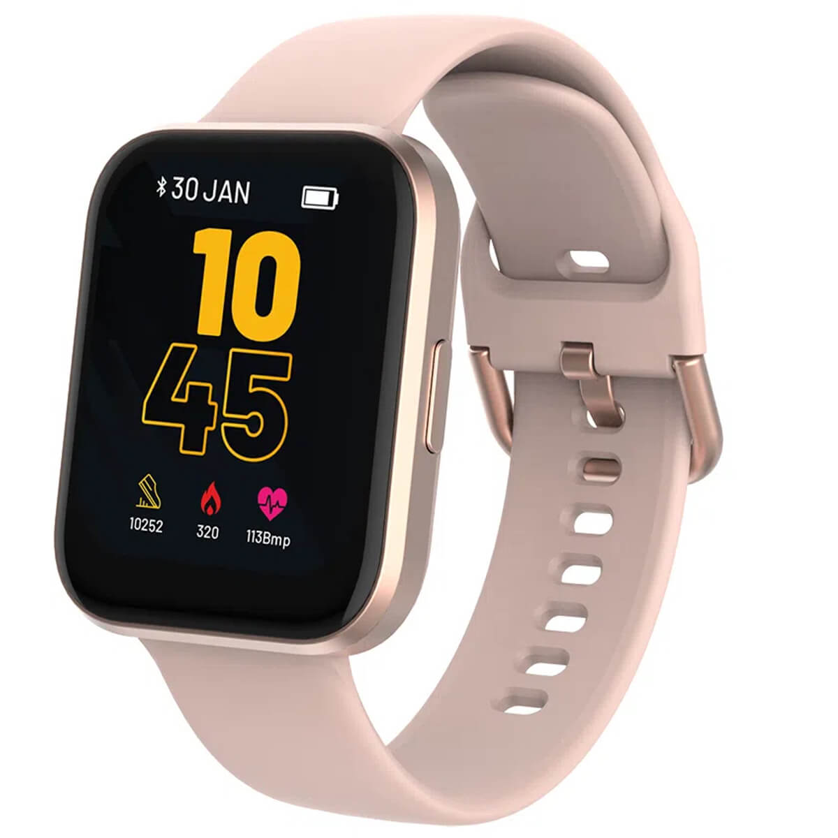 Smartwatch M1 Rose BLE 5.0HR Leitura De Mensagem Controle Música Á Prova D Água IP68-AtrioES435