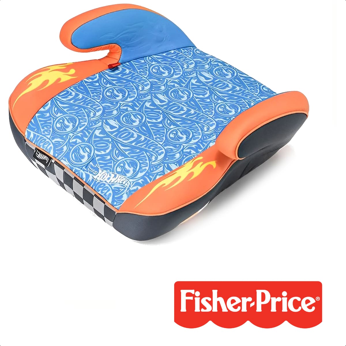 Assento Infantil para Carro Auto Booster Hot Wheels Fashion 22-36kg Grupo III Fisher Price-BB629