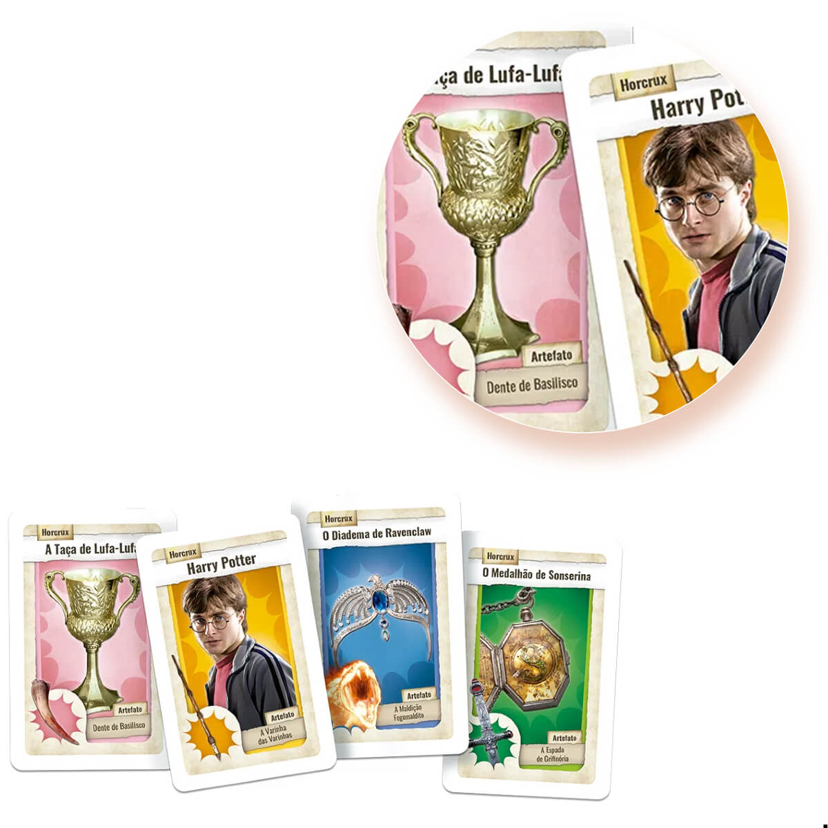 Jogos Brinquedos Carton Harry Potter Desafio Das Horcruxes Copag - 99442
