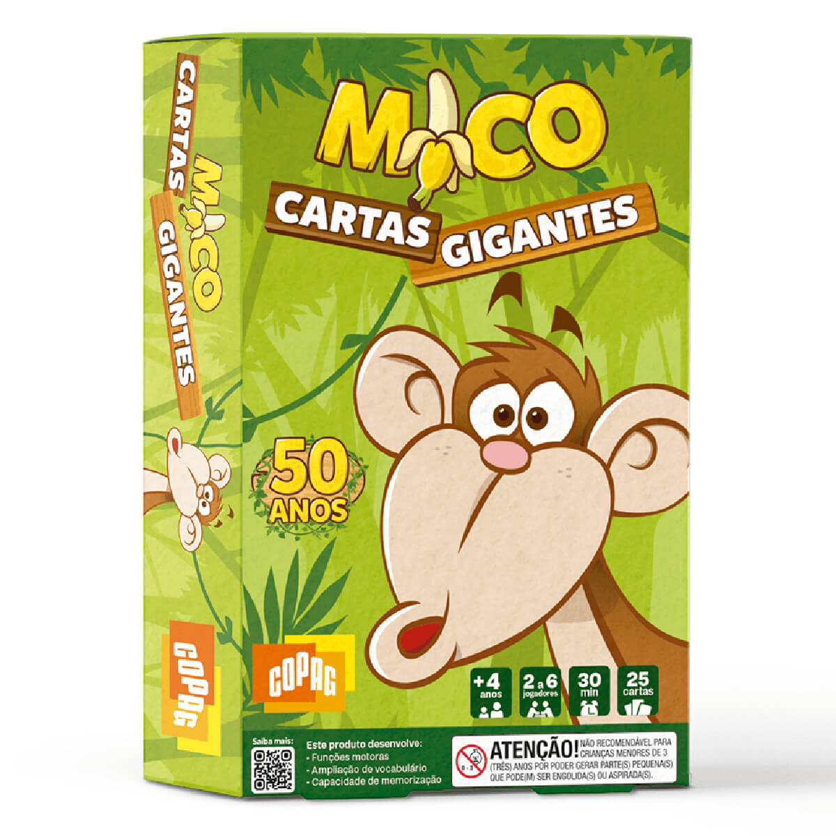 Jogo Mico Cartas Gigantes 25 cartas para 2 a 6 jogadores Copag  - 30767
