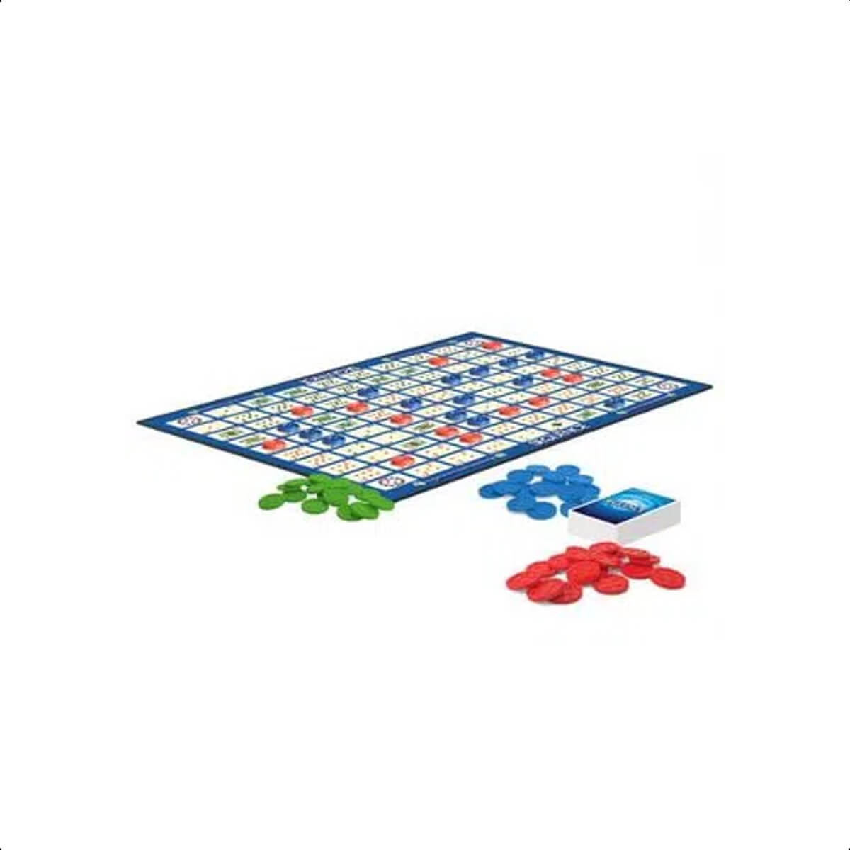 Jogo de Tabuleiro Sequence 2 Decks de Baralho 7 anos ou mais Estratégia e Raciocínio Copag 31553