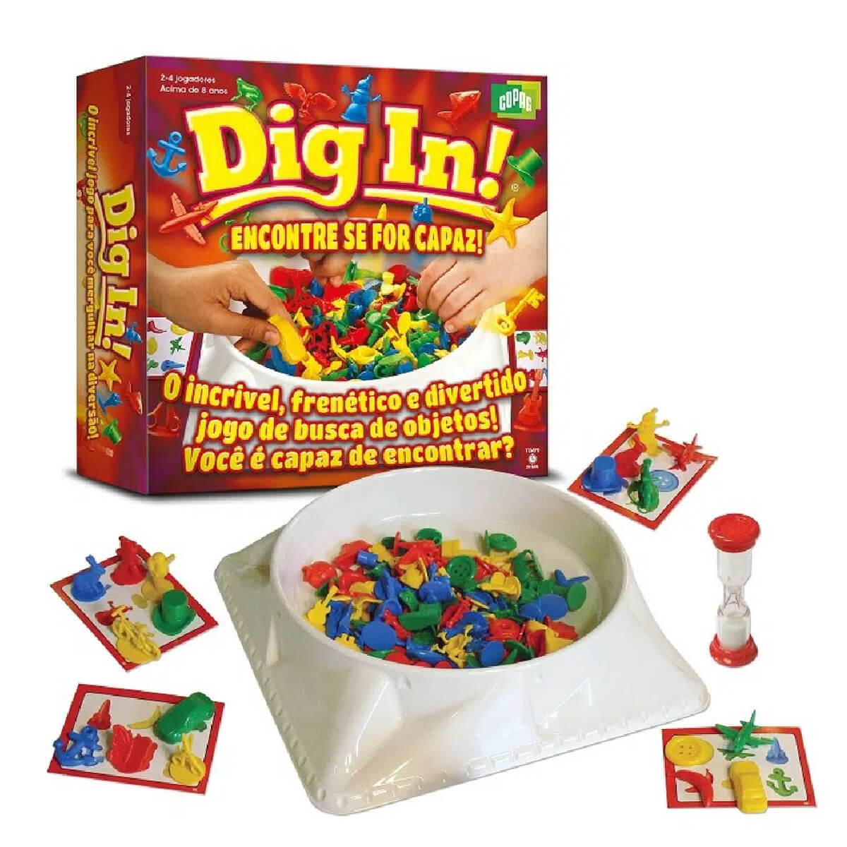 Jogo de Brinquedo Carton DIG IN Encontre Se For Capaz - Copag 31092