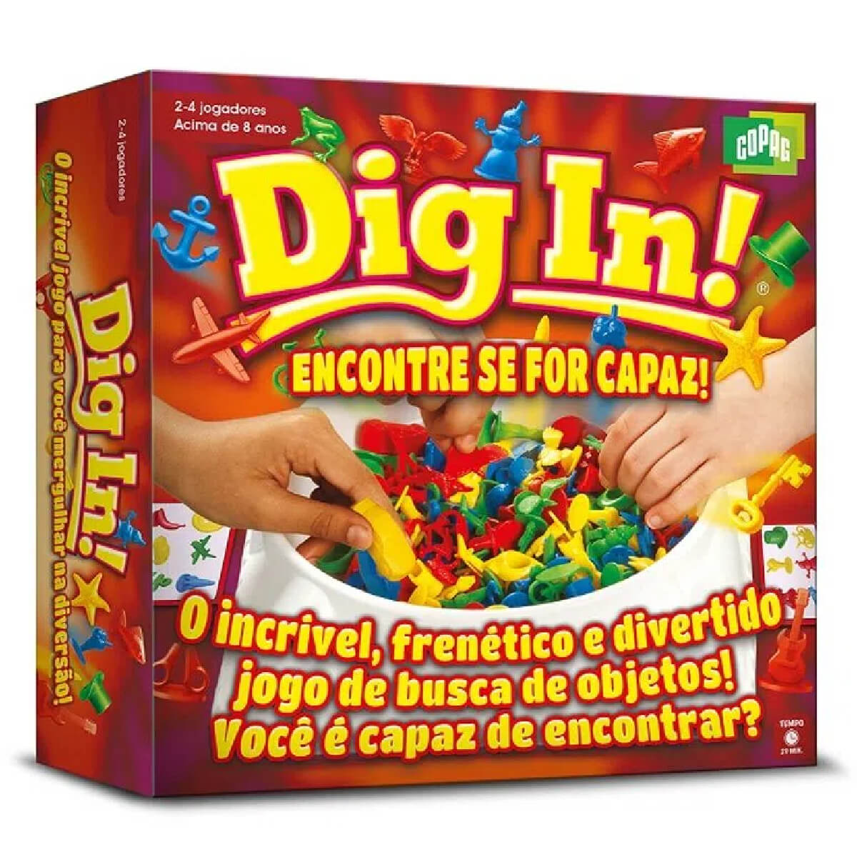 Jogo de Brinquedo Carton DIG IN Encontre Se For Capaz - Copag 31092