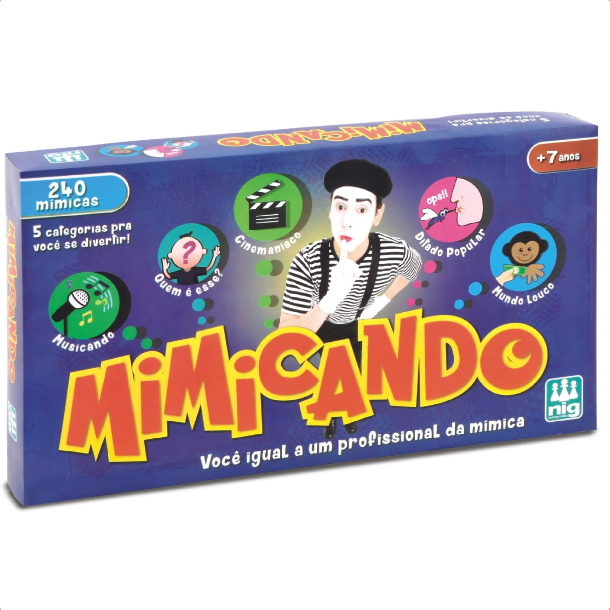 Jogo Mimicando Infantil 240 Cartas Momentos Inesquecíveis A Partir De 7 Anos Nig Brinquedos - 1130