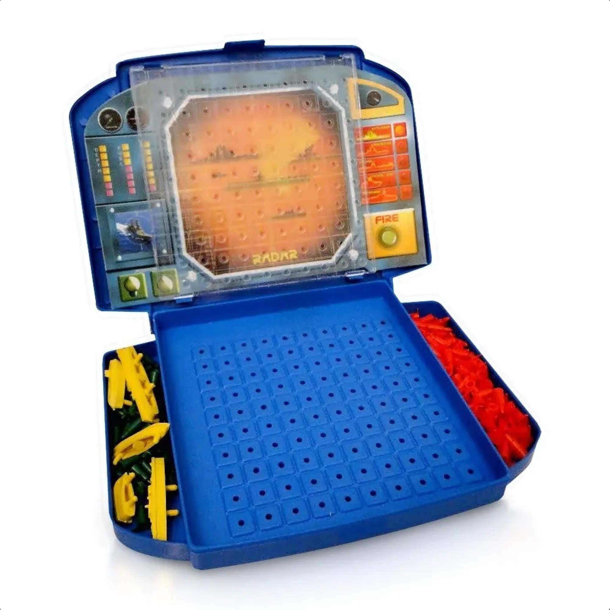 Jogo Batalha Naval Infantil Planejamento Estratégia 2 Maletas 10 Navios +8 Anos Nig Brinquedos-1121