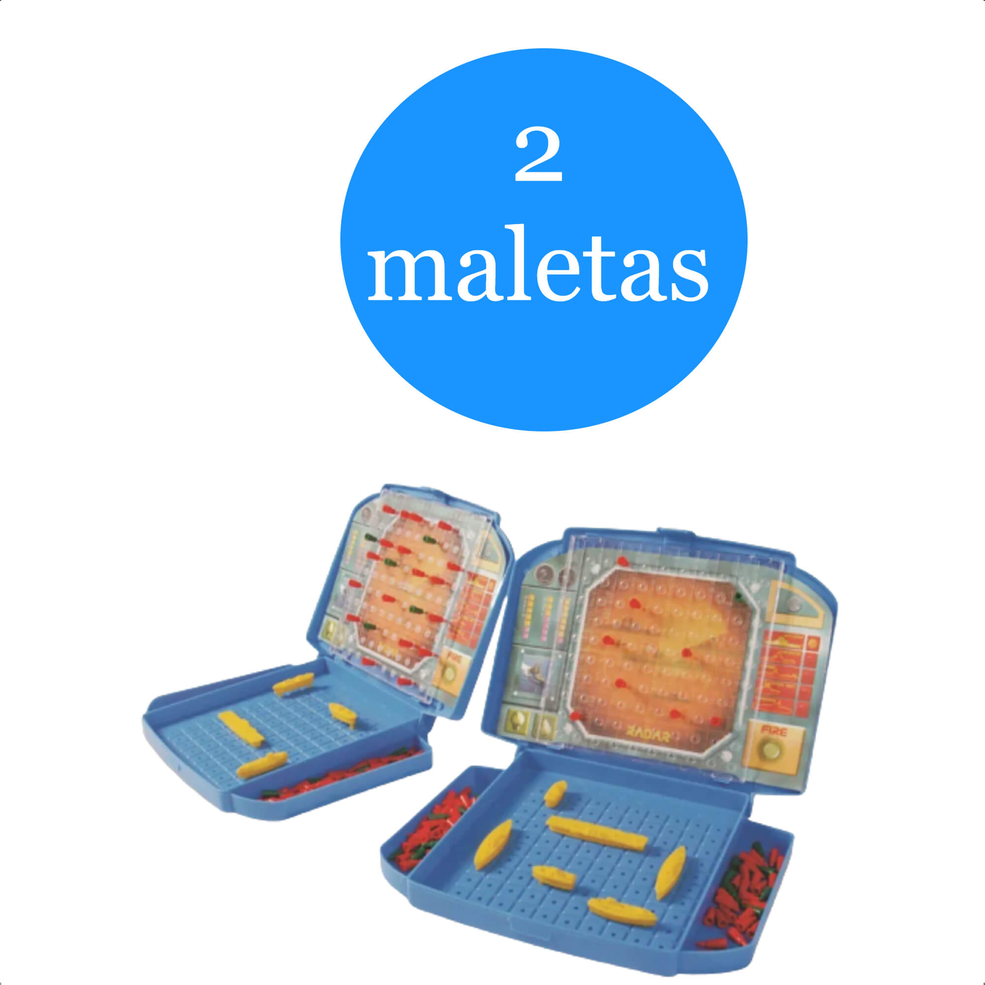 Jogo Batalha Naval Infantil Planejamento Estratégia 2 Maletas 10 Navios +8 Anos Nig Brinquedos-1121