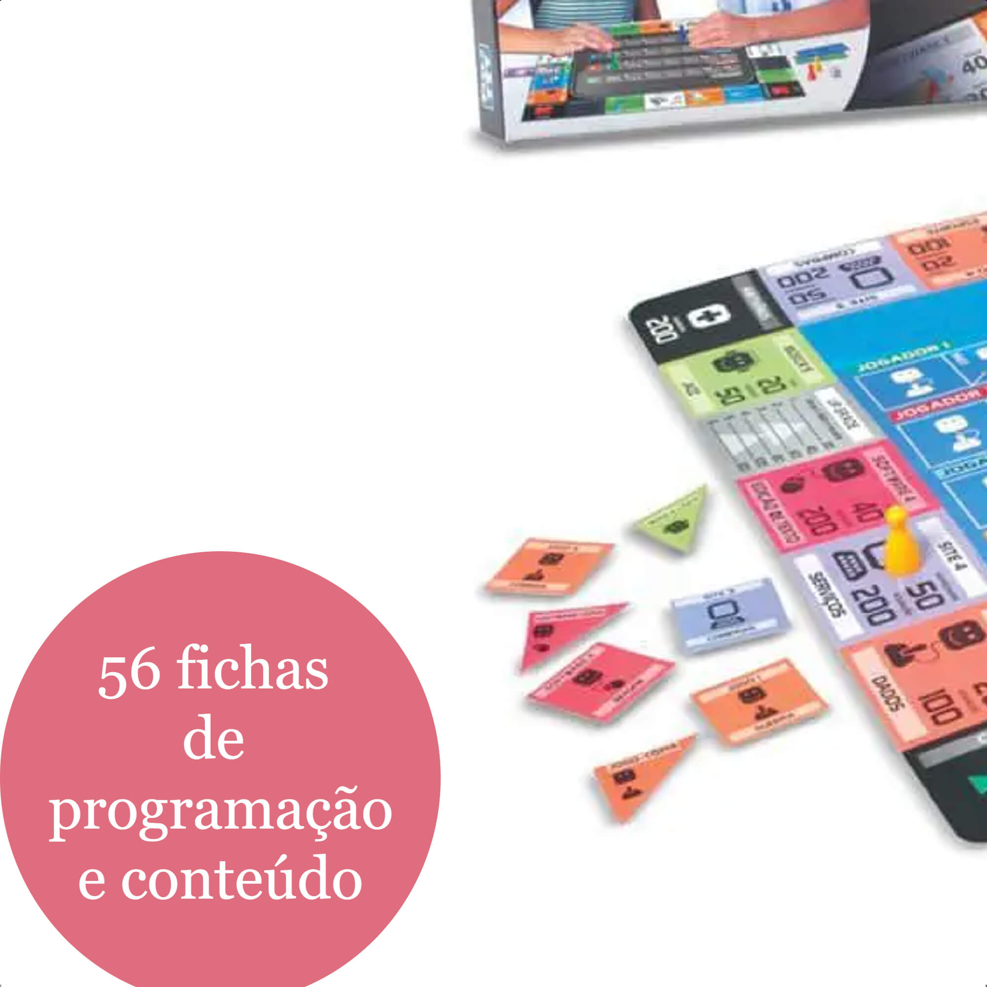 Jogo de Tabuleiro Banco.Com.Net Programação De Sites e Conteúdos +9 Anos Nig Brinquedos - 1122