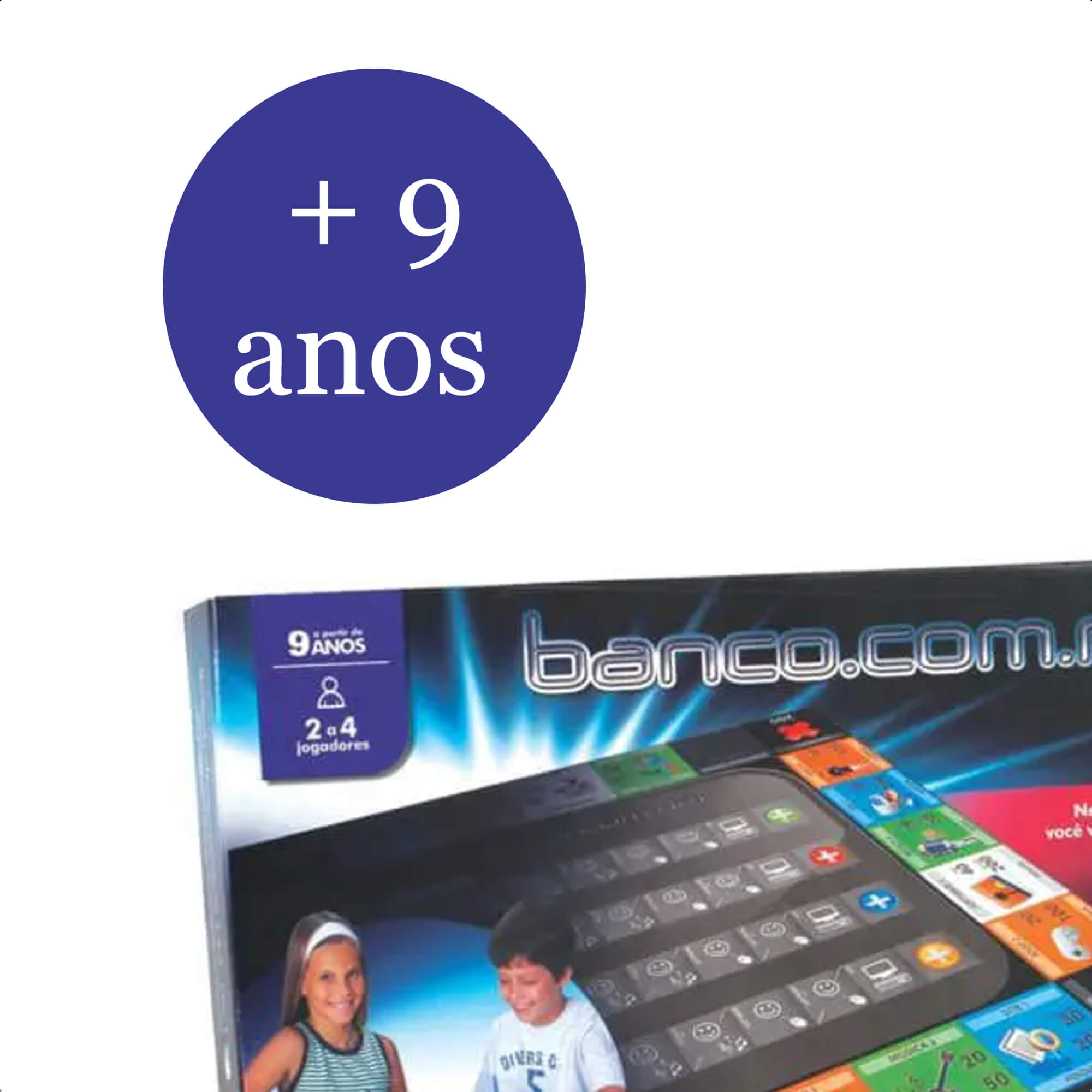 Jogo de Tabuleiro Banco.Com.Net Programação De Sites e Conteúdos +9 Anos Nig Brinquedos - 1122