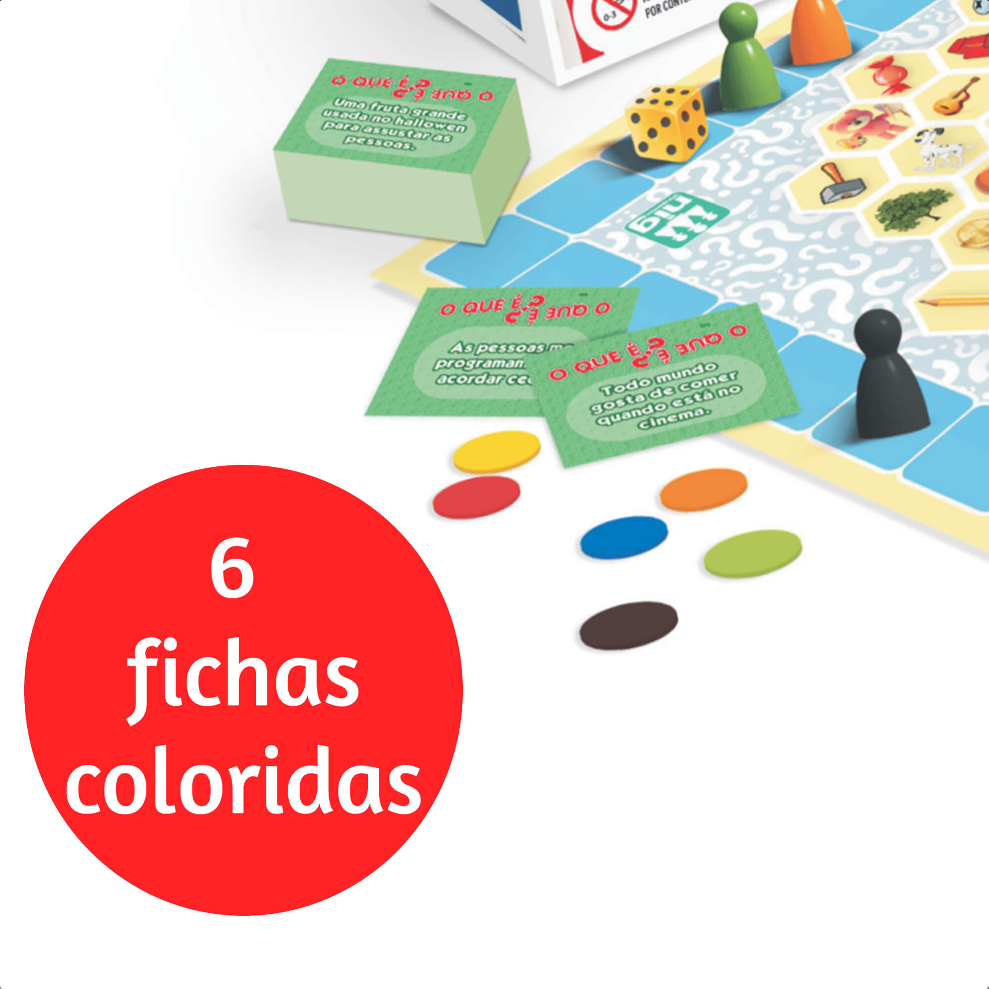Jogo O Que É O Que É Infantil Criatividade e Imaginação 120 Cartas +7 Anos Nig - 1132