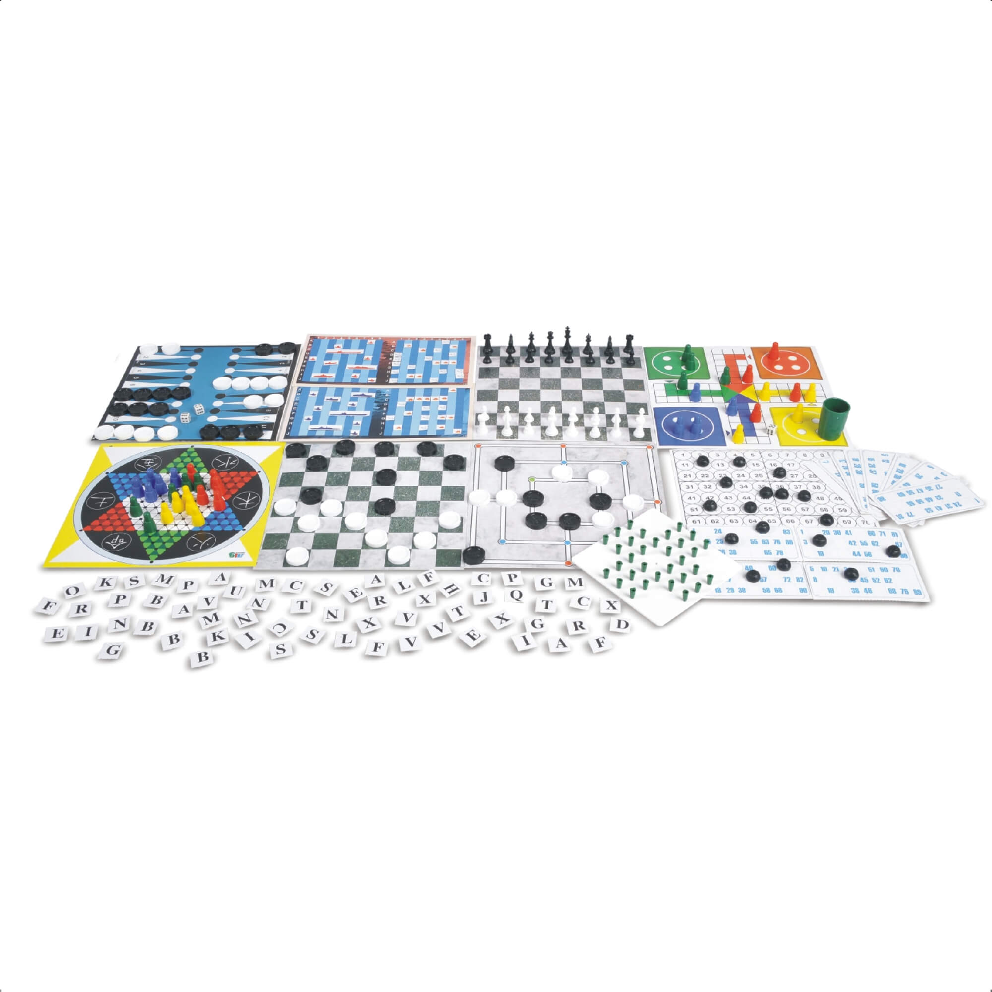 Jogos Clássicos Reunidos Xadrez Damas Ludo Batalha Naval Palavras Cruzadas Tabuleiro Nig - 1163