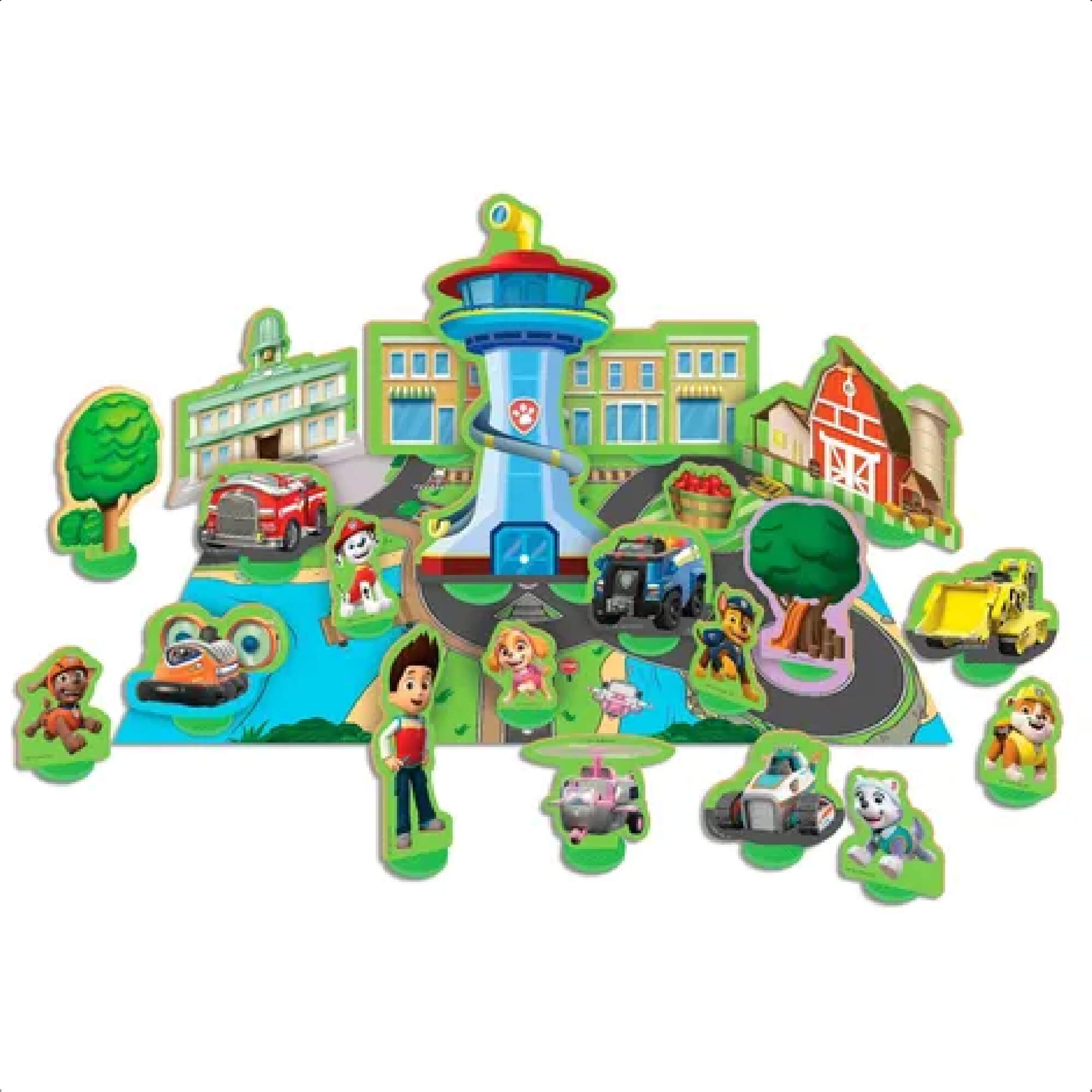 Brinquedo Cenário Baía Da Aventura Patrulha Canina Infantil Criatividade Nig Brinquedos - 0686
