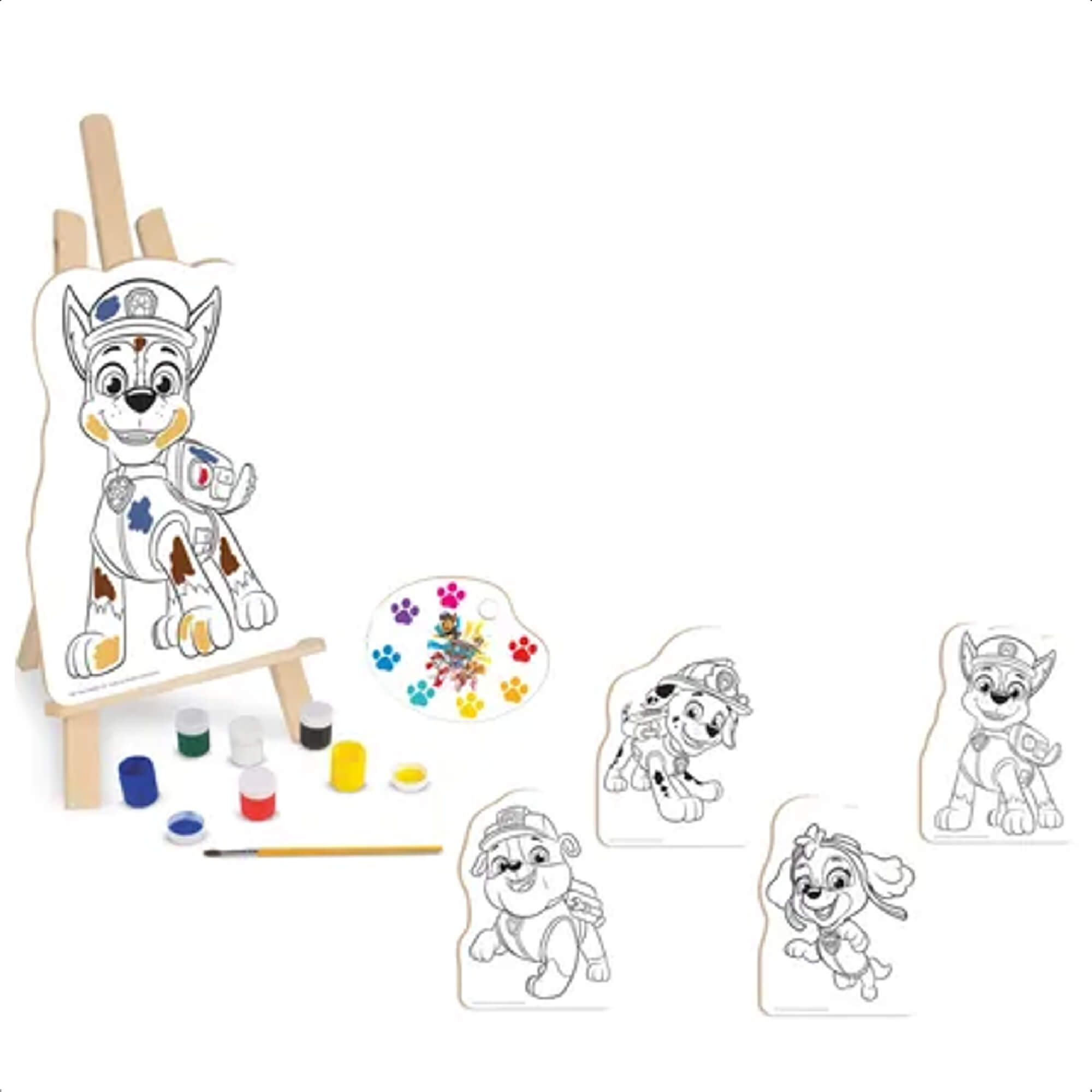 Kit Pintura Patrulha Canina Infantil Criatividade Diversão A Partir De 4 Anos Nig Brinquedos - 0680