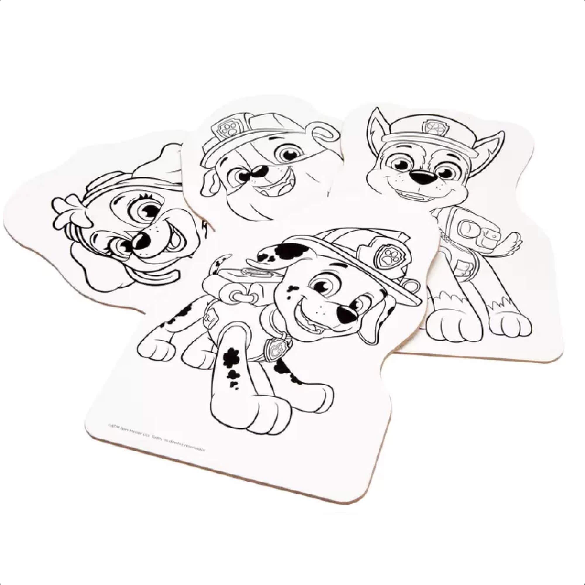 Kit Pintura Patrulha Canina Infantil Criatividade Diversão A Partir De 4 Anos Nig Brinquedos - 0680