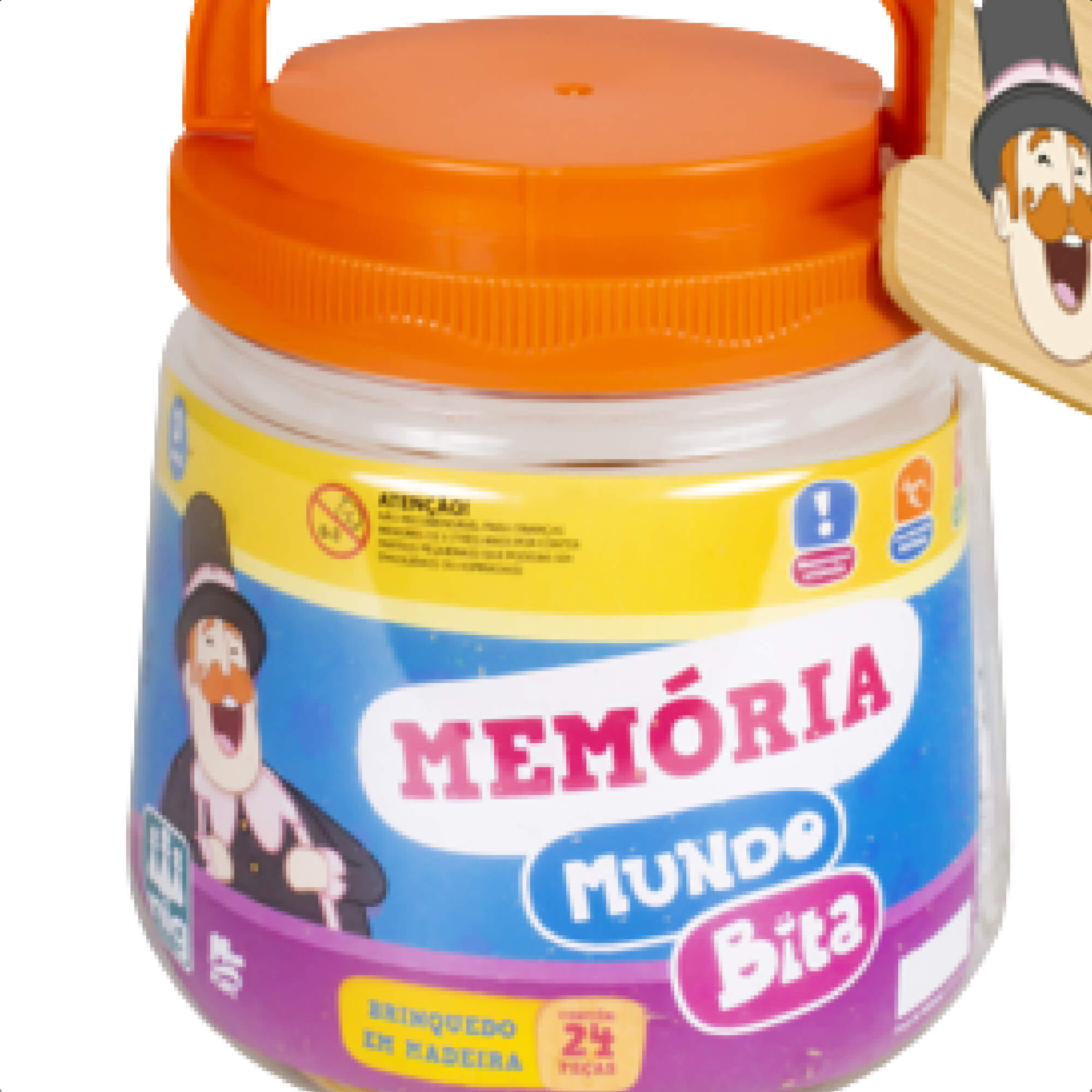 Jogo Da Memória Mundo Bita Infantil 24 peças Nig Brinquedos - 0691