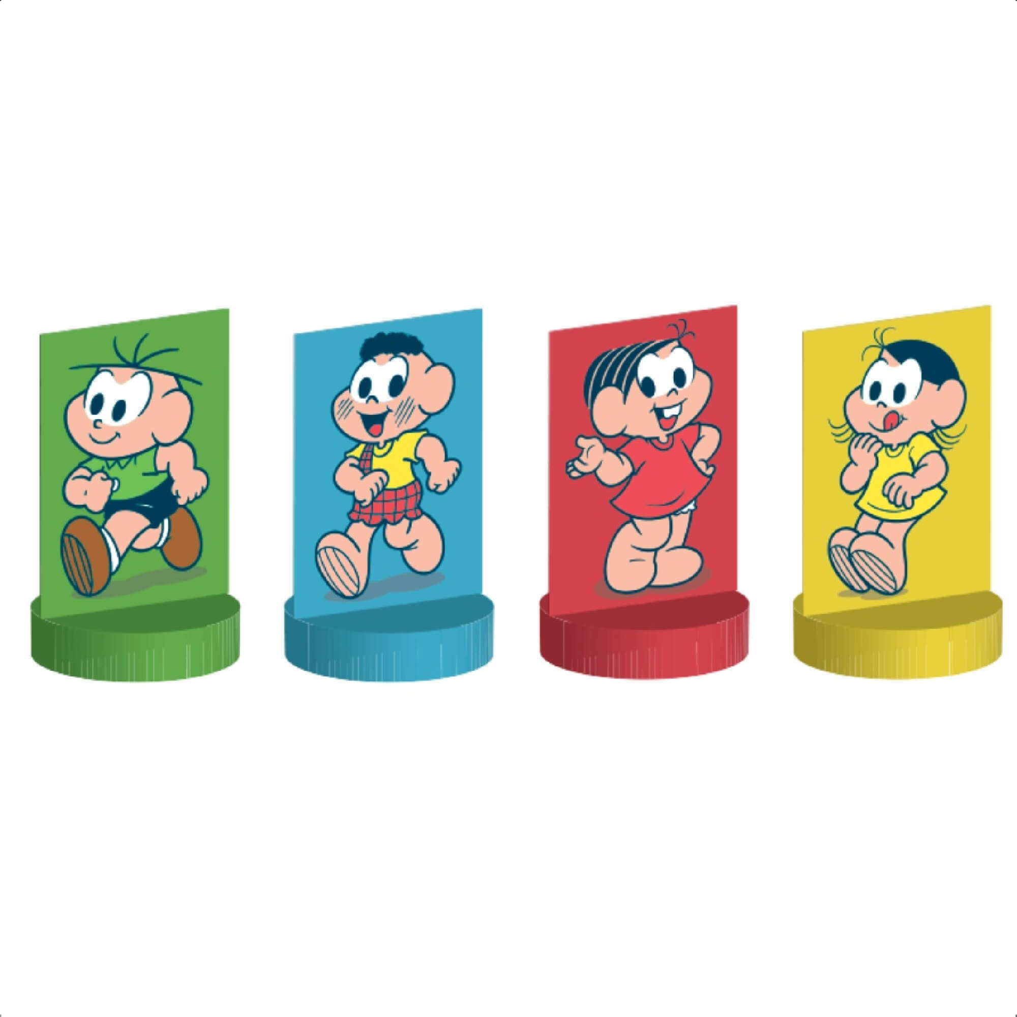 Kit Jogos de Tabuleiro Clássicos Turma Da Mônica Dama Ludo Xadrez Nig - 0761