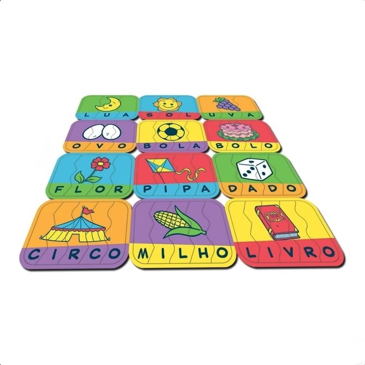 Jogo Infantil Soletrando de Encaixe Turma da Mônica contem 47 Peças Para você se Divertir Nig Brinquedos - 0763