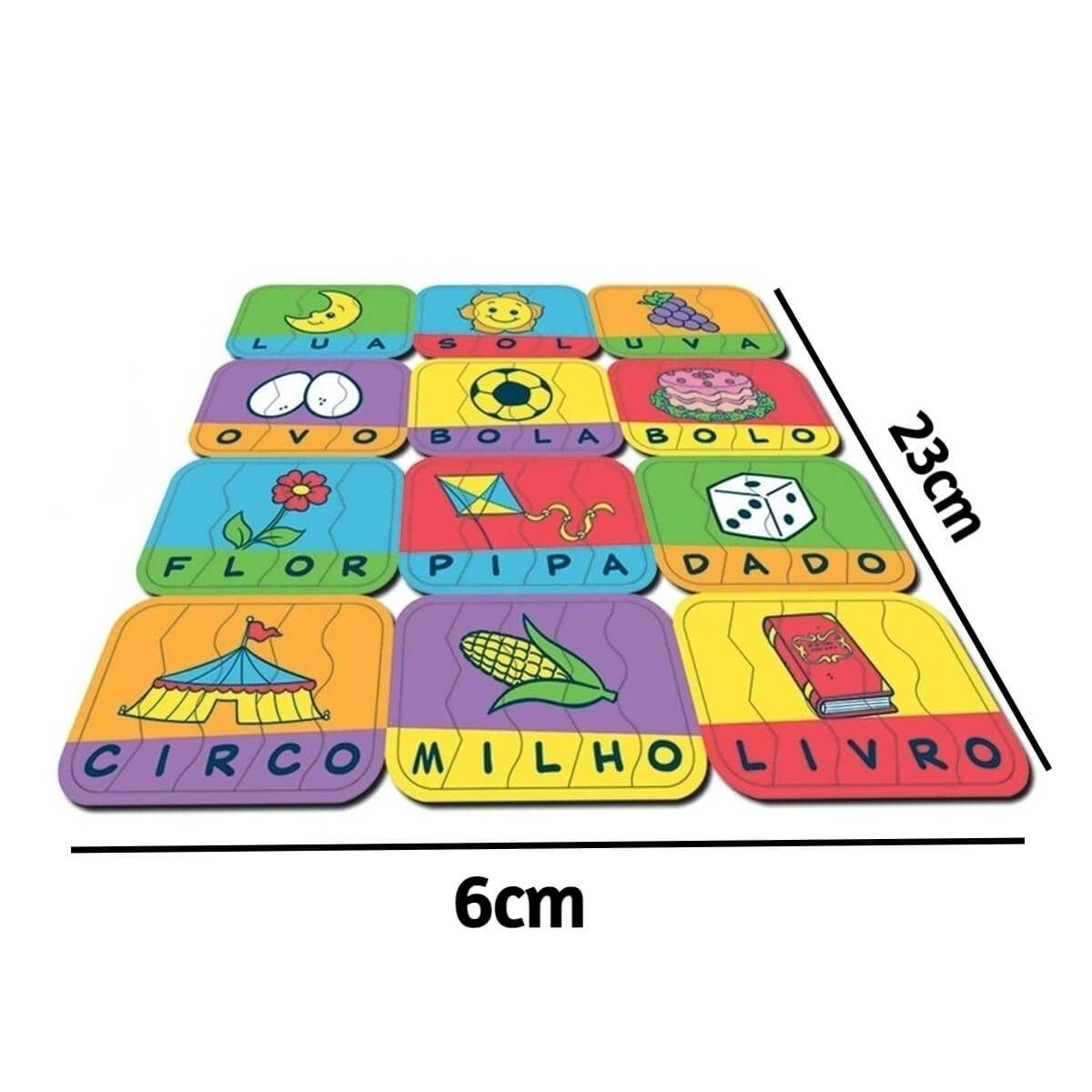 Jogo Infantil Soletrando de Encaixe Turma da Mônica contem 47 Peças Para você se Divertir Nig Brinquedos - 0763
