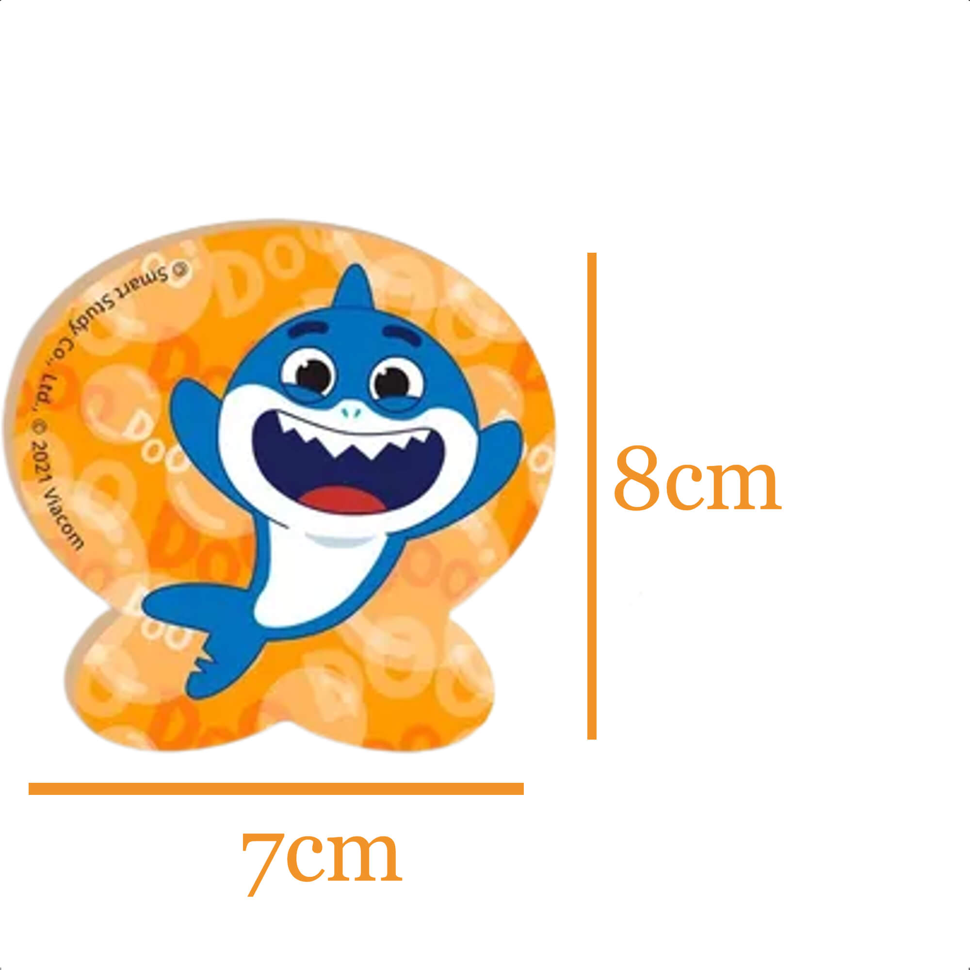 Jogo da Memória Baby Shark Infantil Madeira 24 Peças 8cm x 7cm +3 Anos Nig Brinquedos - 0747