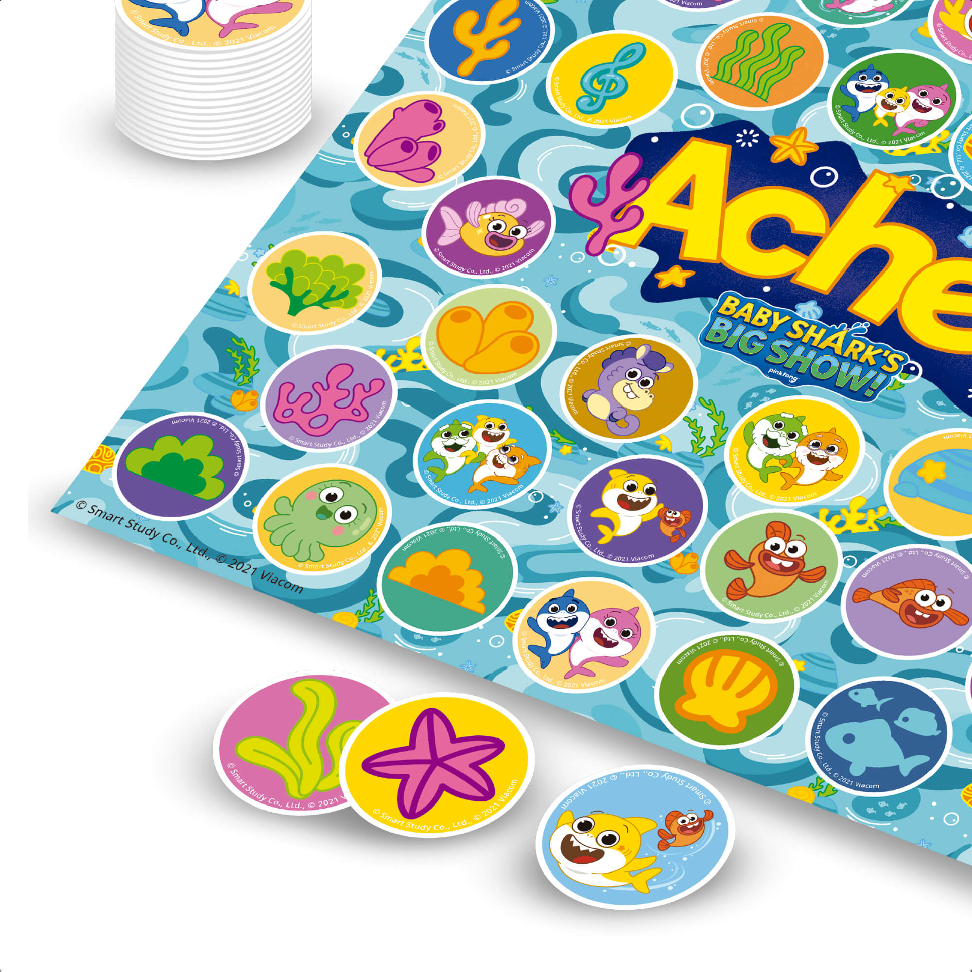 Jogo de Tabuleiro Achei! Baby Shark Infantil Tabuleiro Cartas +3 Anos Nig Brinquedos - 0745
