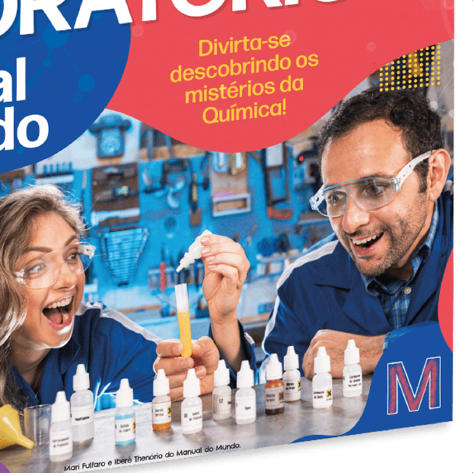 Brinquedo Laboratório Manual do Mundo com 85 Tipos de Experimentos Nig Brinquedos - 1640