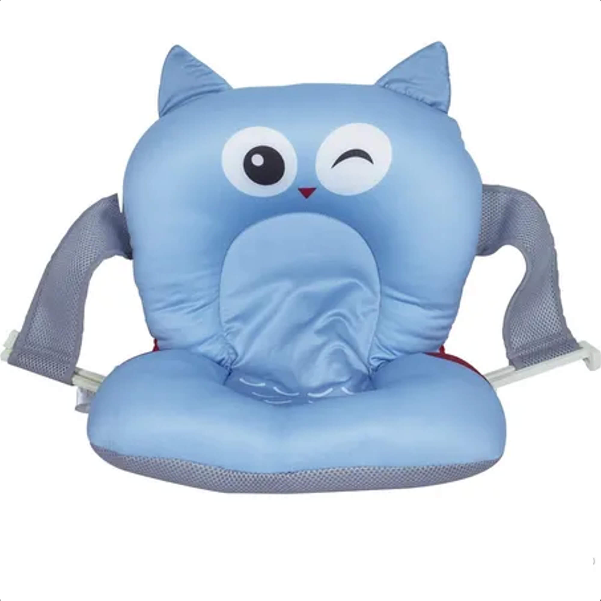 Almofada de Banho Soft Infantil 0-10 Meses Conforto e Segurança Encosto Coruja KaBaby -22102C
