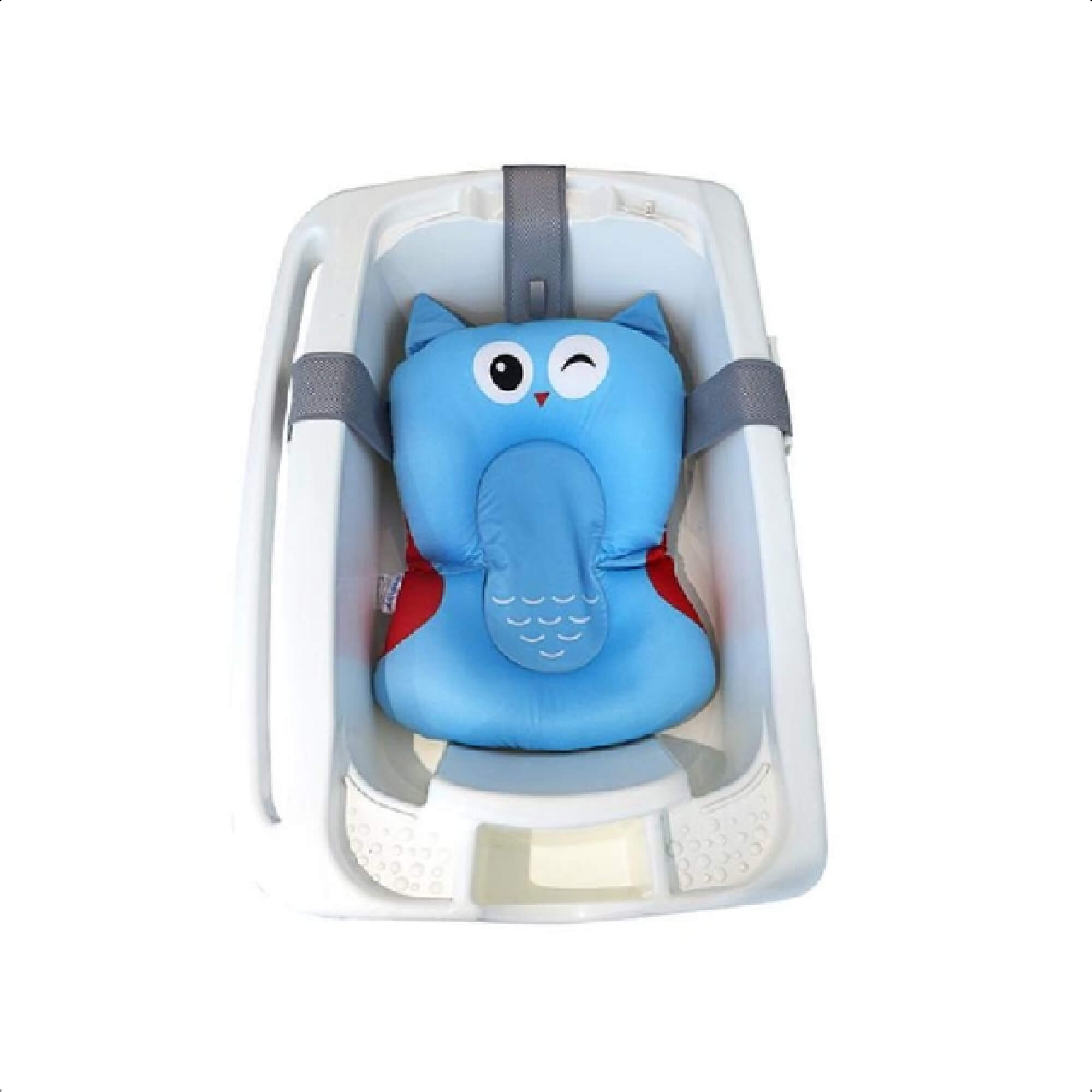 Almofada de Banho Soft Infantil 0-10 Meses Conforto e Segurança Encosto Coruja KaBaby -22102C
