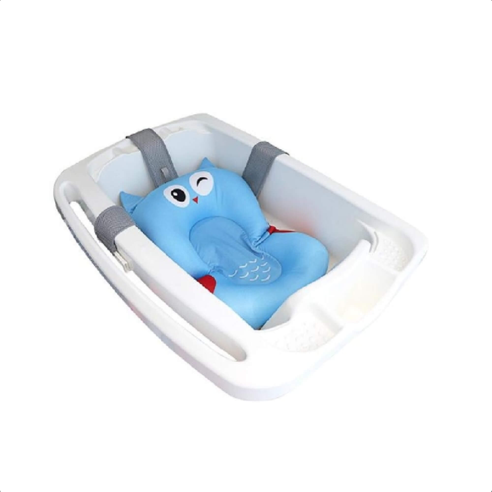 Almofada de Banho Soft Infantil 0-10 Meses Conforto e Segurança Encosto Coruja KaBaby -22102C