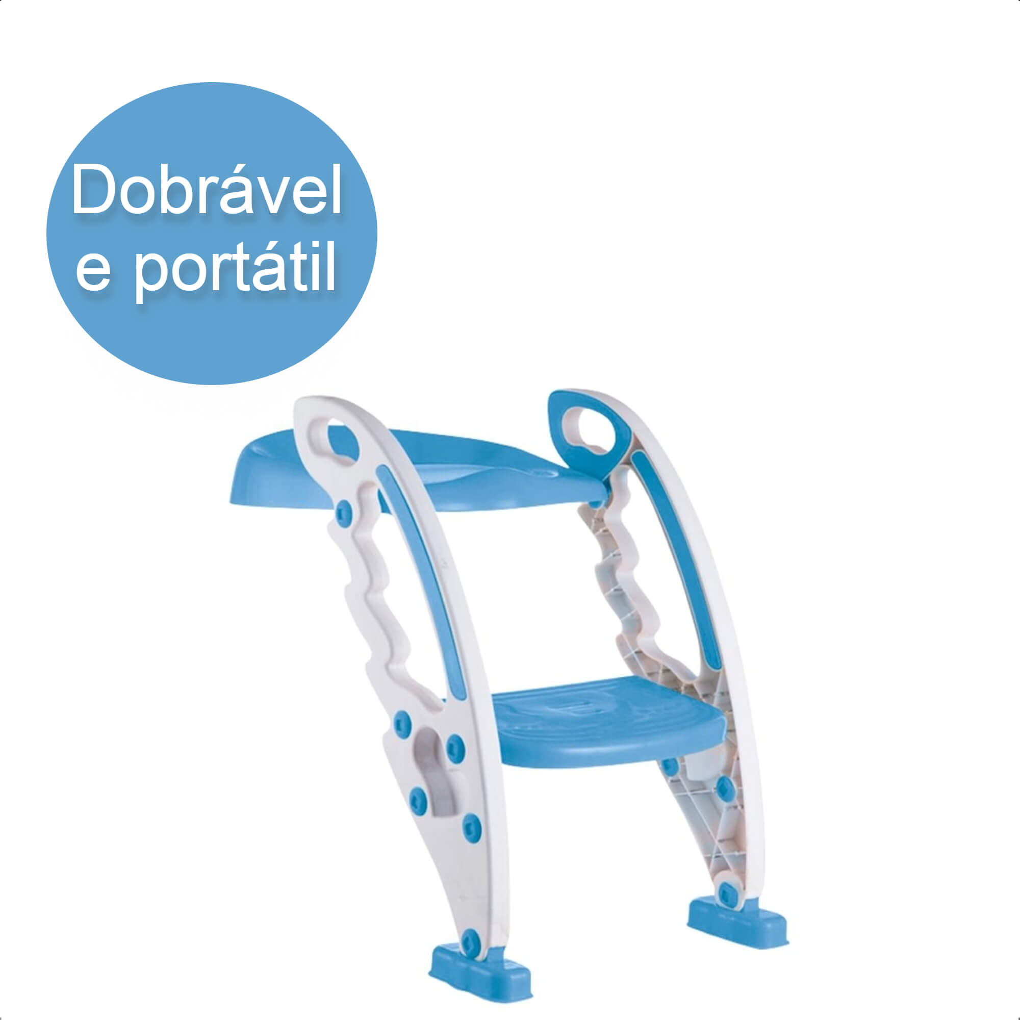 Assento Redutor Infantil New Style Dobrável Tamanho Universal Até 50 Kg Azul KaBaby - 22008A