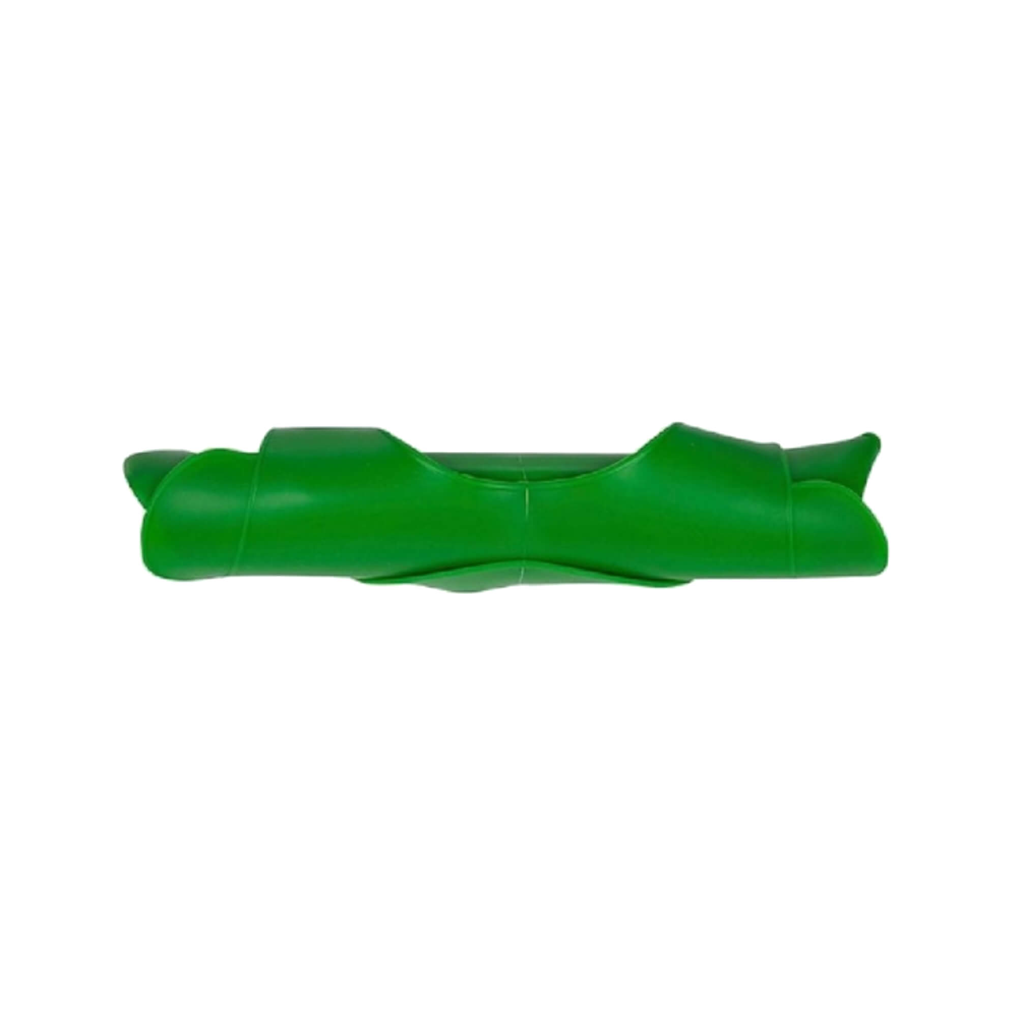 Babador para bebês Infantil Silicone Leão Verde com cata-migalhas Kababy - 1037G