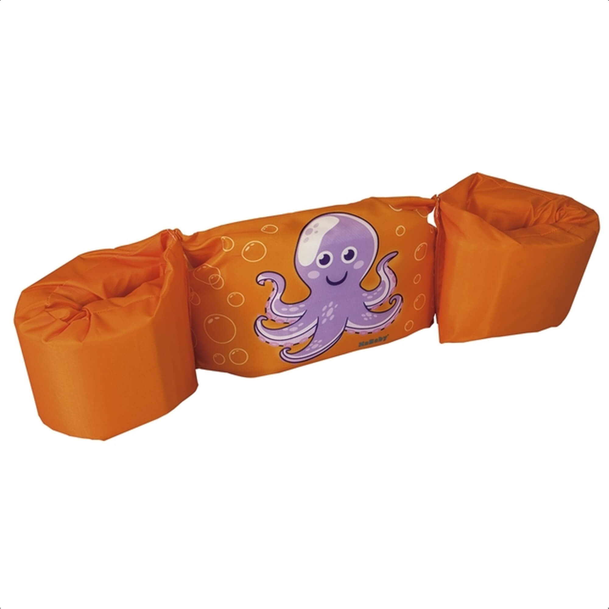 Colete Boia Braço Flutuador Infantil Polvo Laranja Criança Piscina Praia Cinta KaBaby - 25100P