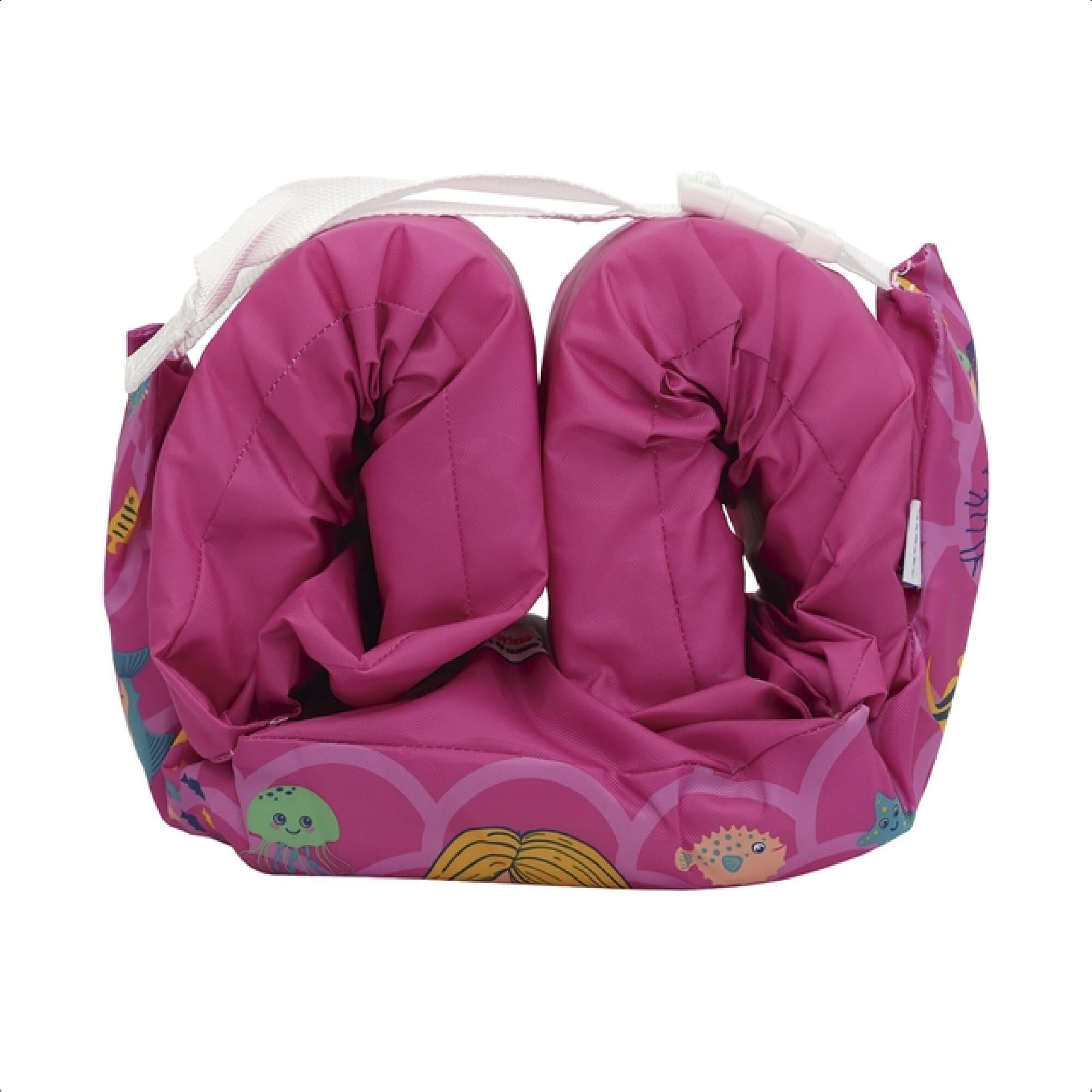 Colete Boia Braço Flutuador Sereia Infantil Criança Menina Piscina Praia com Ajuste KaBaby - 25100S