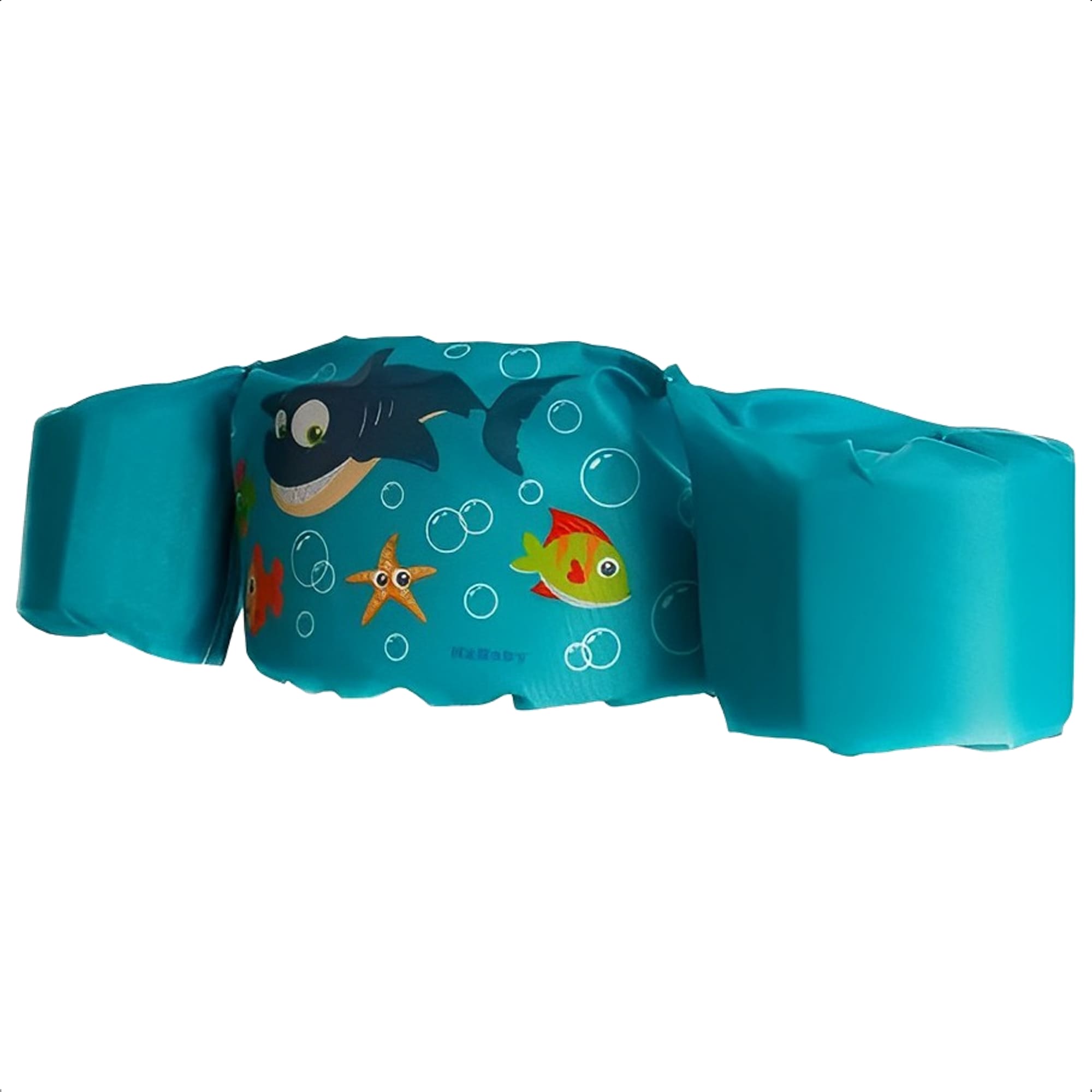 Boia Infantil de Vestir Tubarão Proteção nos Braços Colete Flutuador Azul Kababy - 25100T