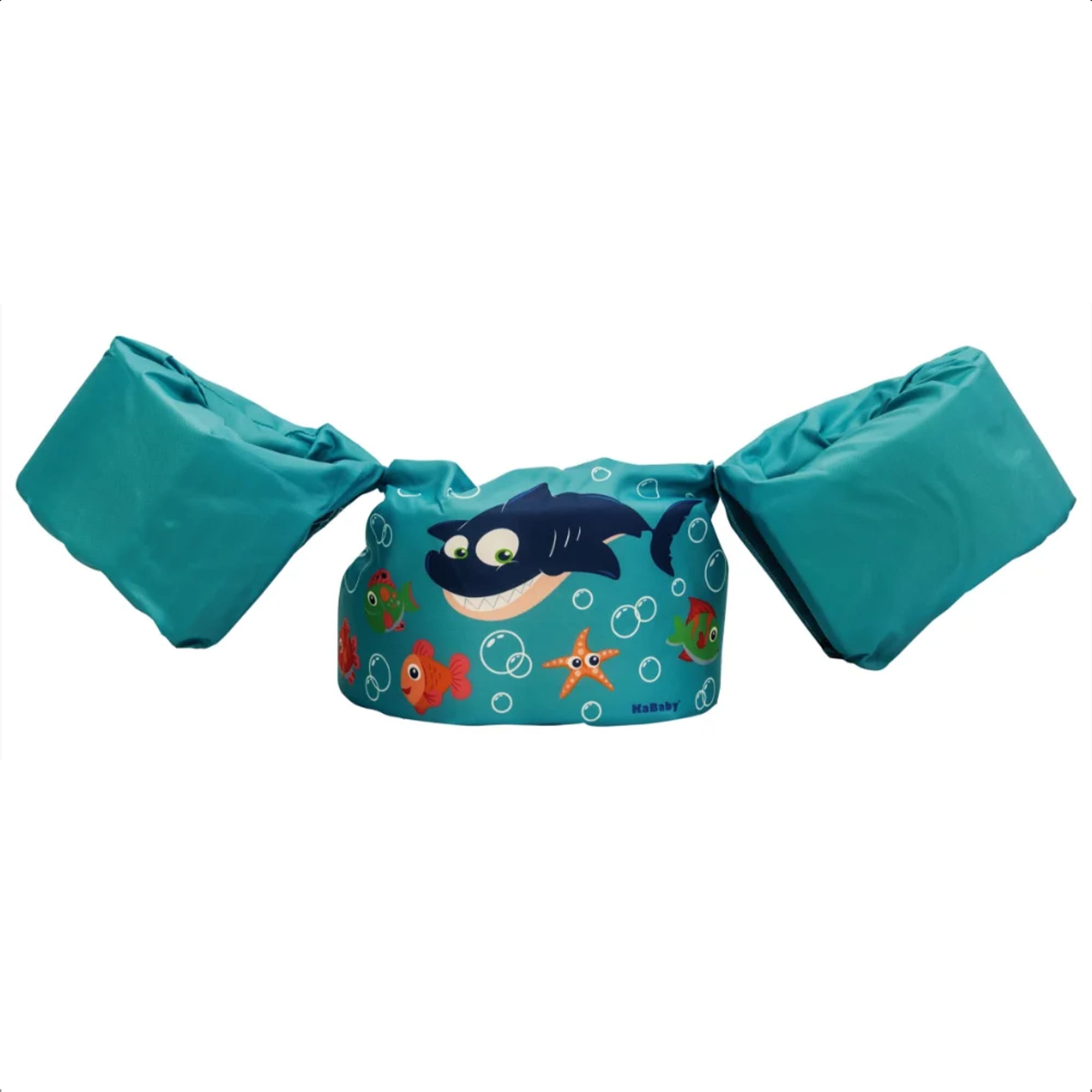 Boia Infantil de Vestir Tubarão Proteção nos Braços Colete Flutuador Azul Kababy - 25100T