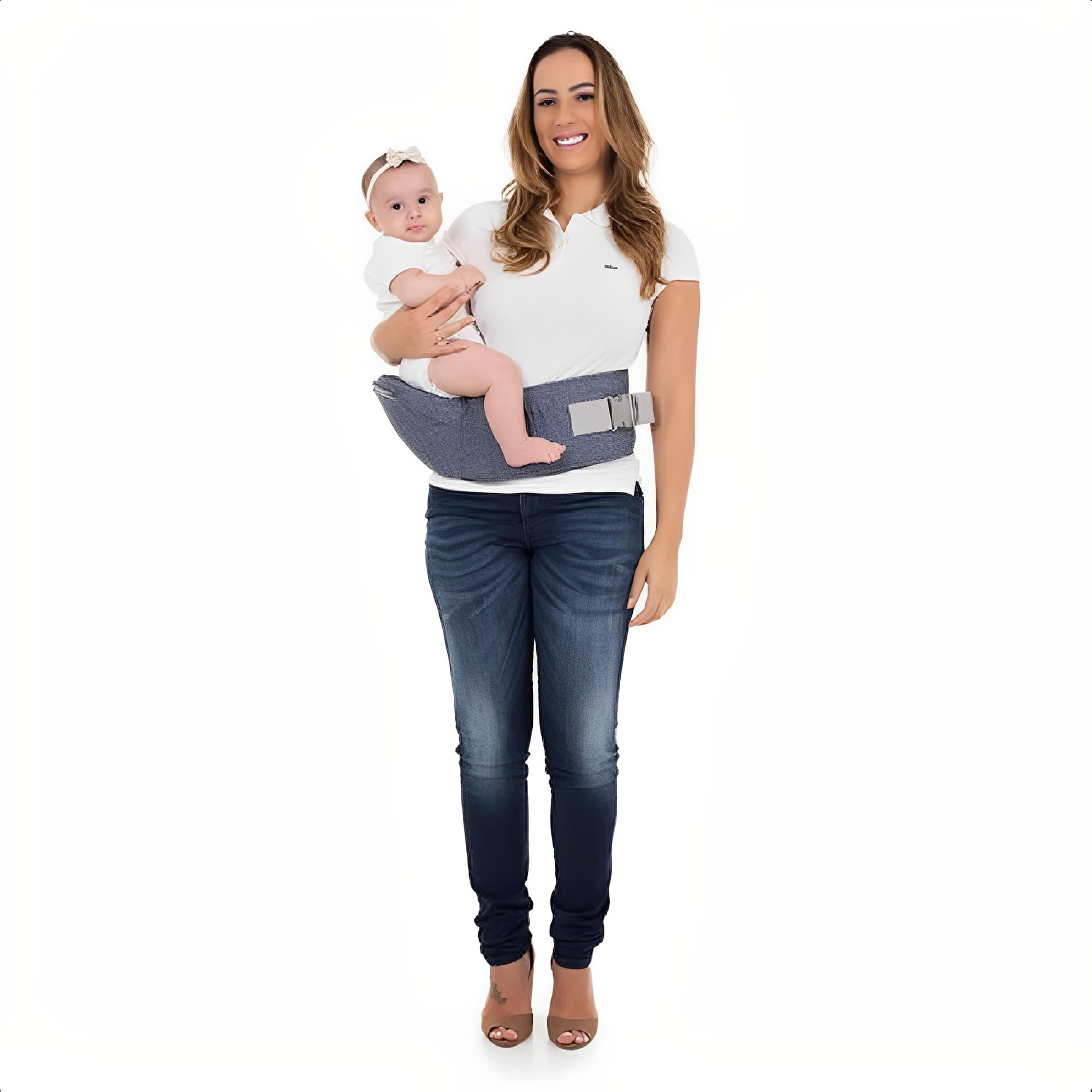 Canguru para Bebê Seat Line com Três Posições Suporta até 15kg KaBaby - 17611J